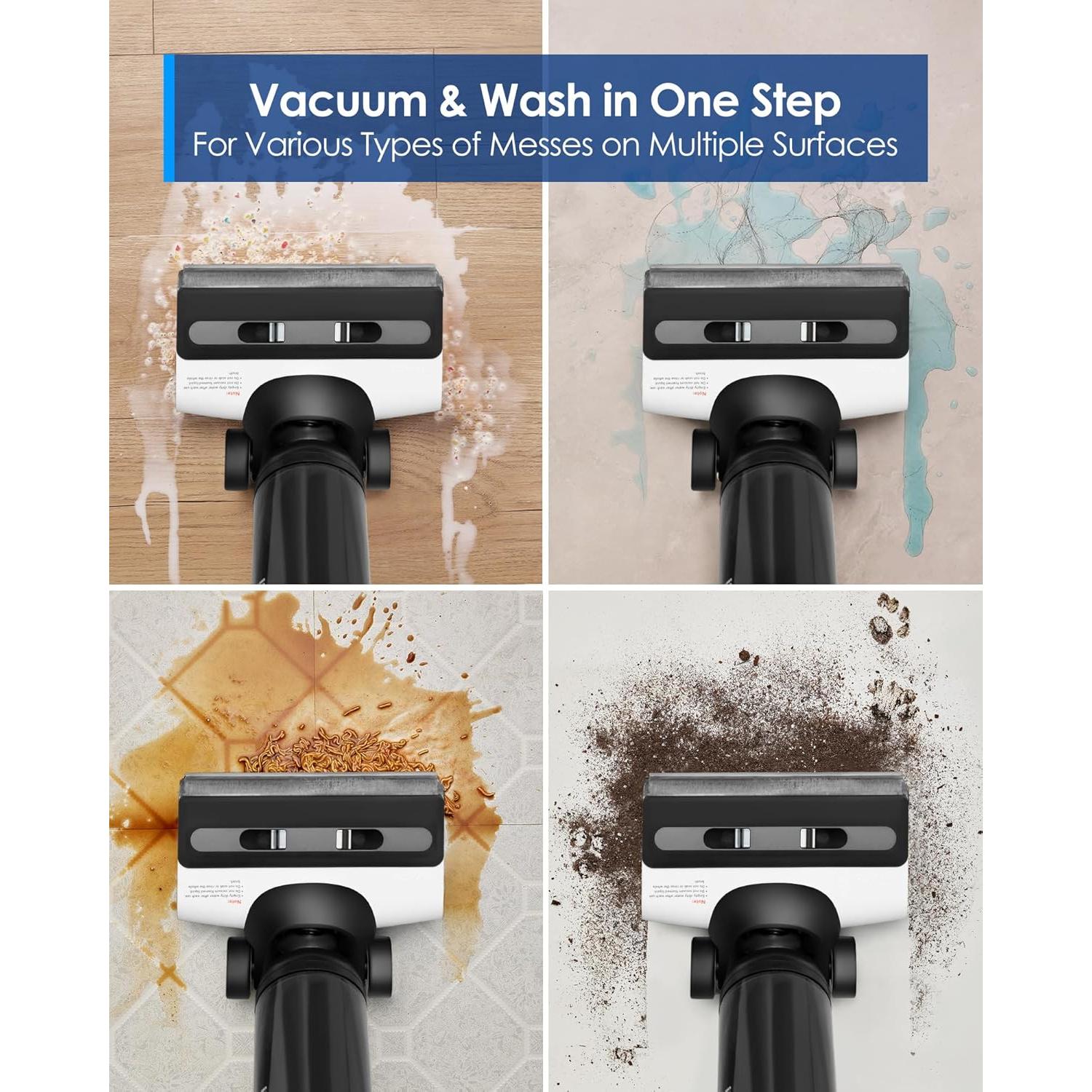 Aspiradora Inalámbrica Tineco FLOOR ONE S6 2 en 1 Limpieza Húmeda y Seca