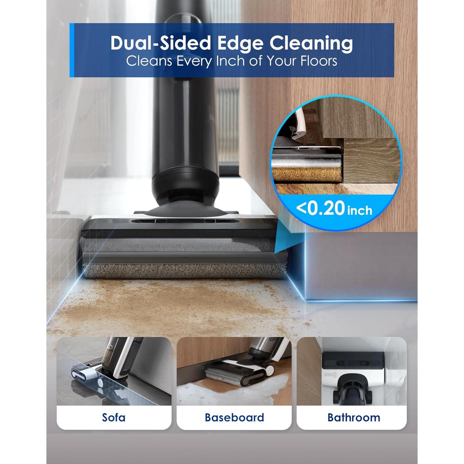 Aspiradora Inalámbrica Tineco FLOOR ONE S6 2 en 1 Limpieza Húmeda y Seca