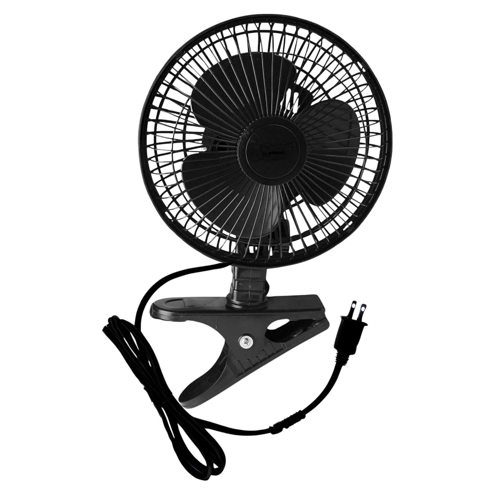 Ventilador Clip-On JOEY'Z 15 cm 2 Velocidades Silencioso Negro