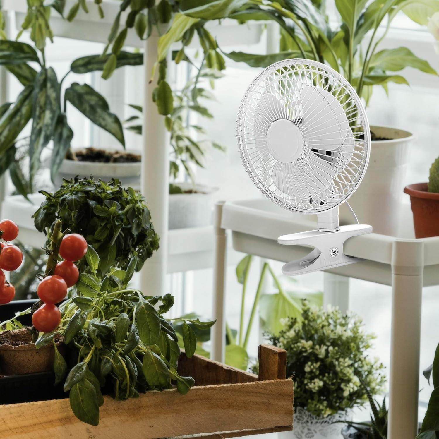 Ventilador Clip-On JOEY'Z 15 cm 2 Velocidades Silencioso Negro