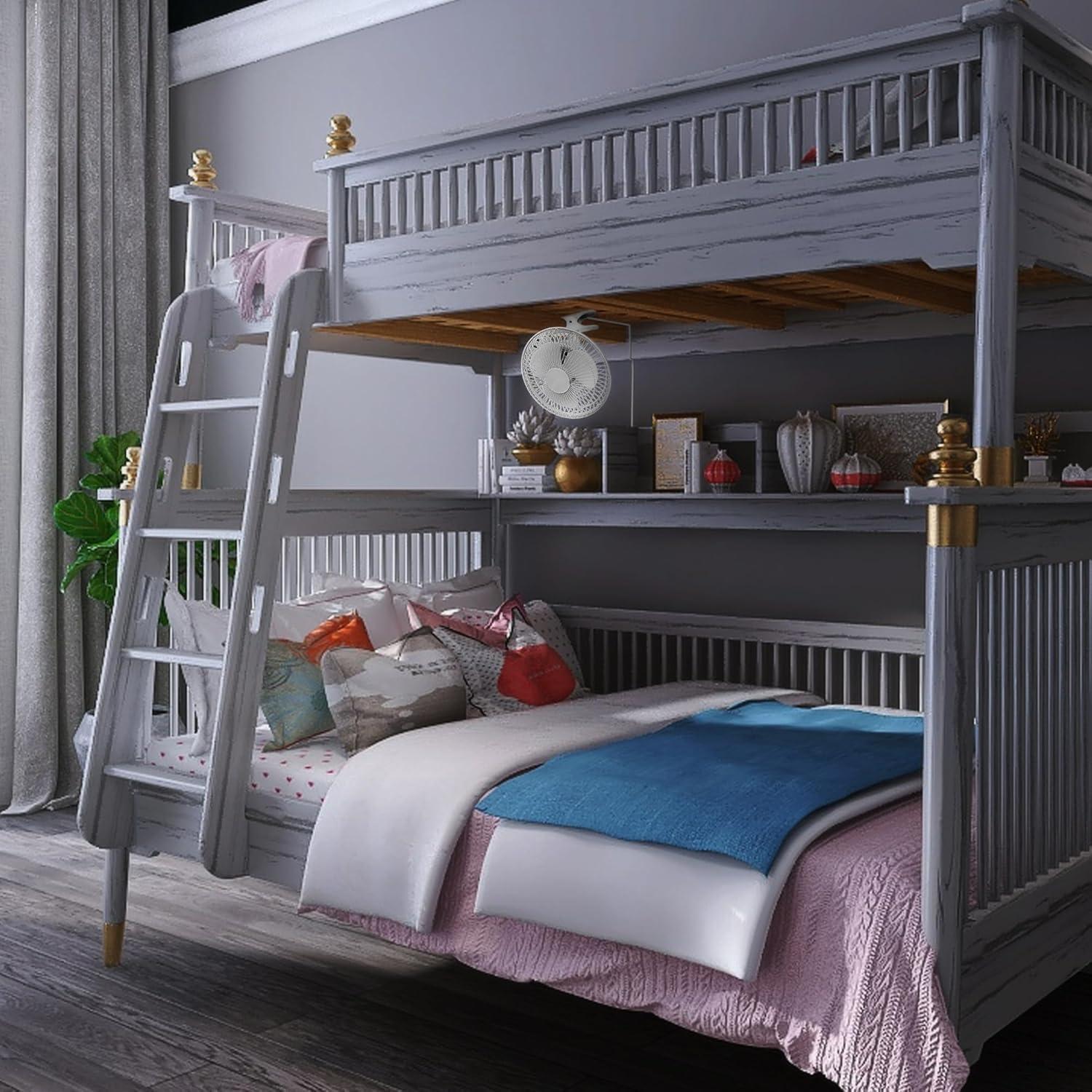 Ventilador Clip-On JOEY'Z 15 cm 2 Velocidades Silencioso Negro