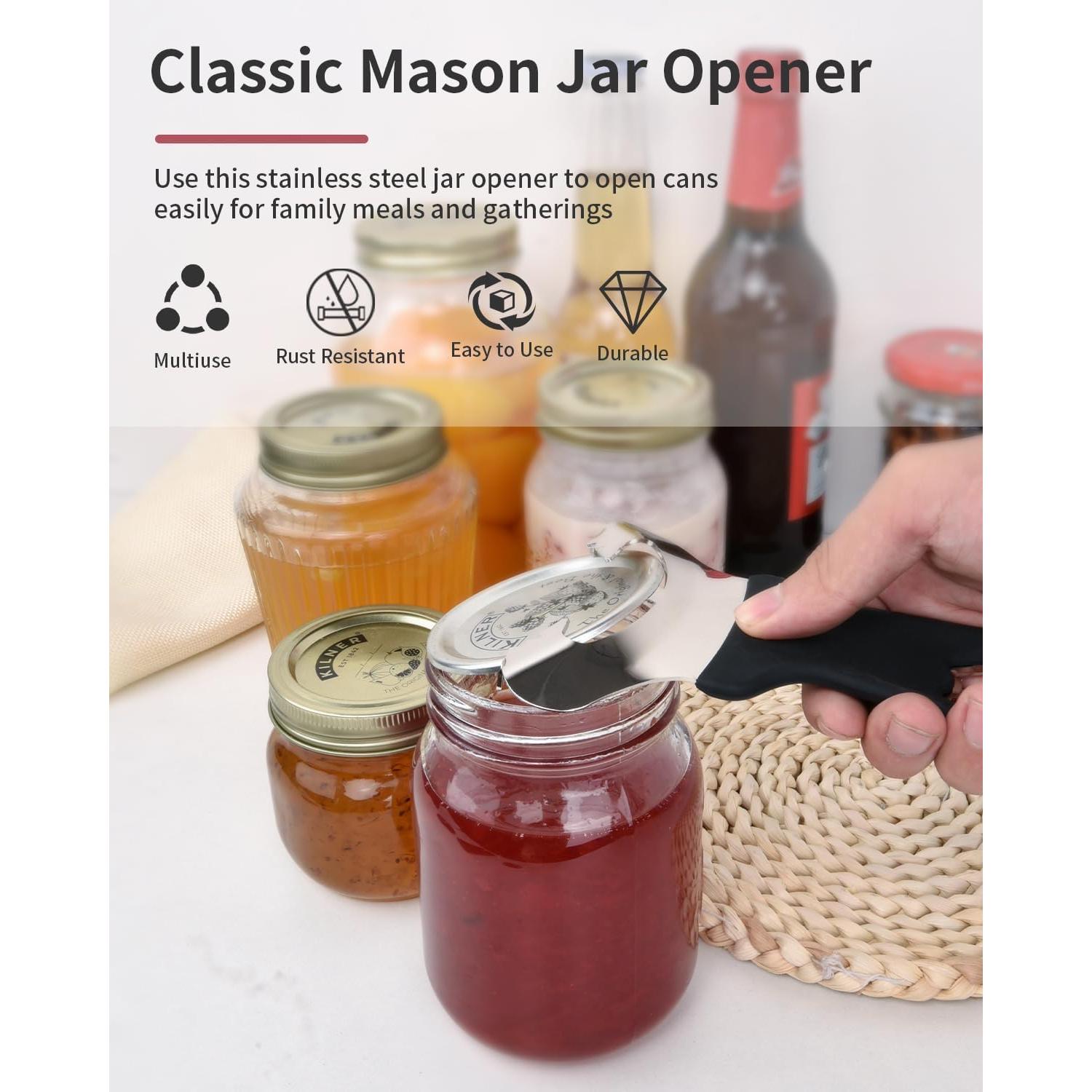 Abridor de Frascos Manual CYDW de Acero Inoxidable Negro