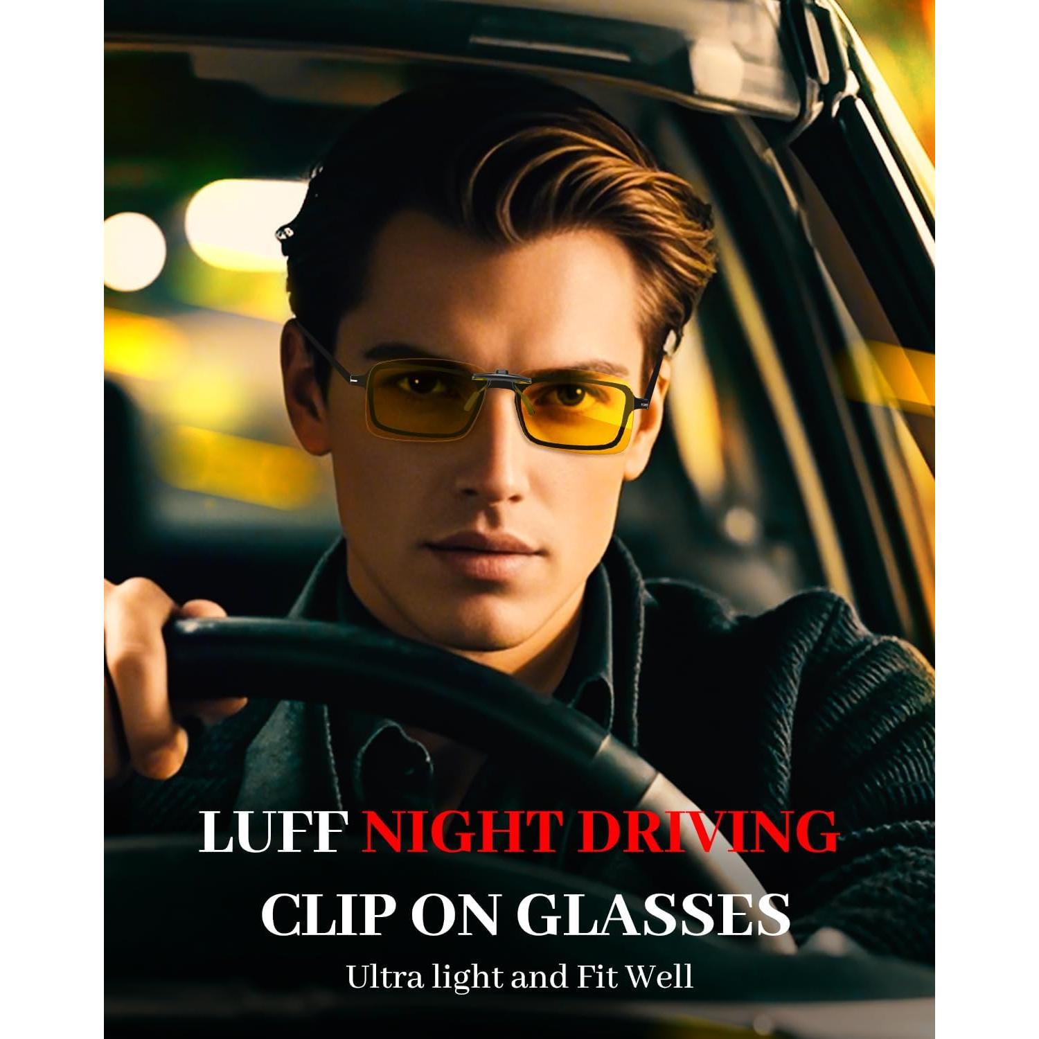 LUFF Gafas de Sol Polarizadas y Visión Nocturna Clip