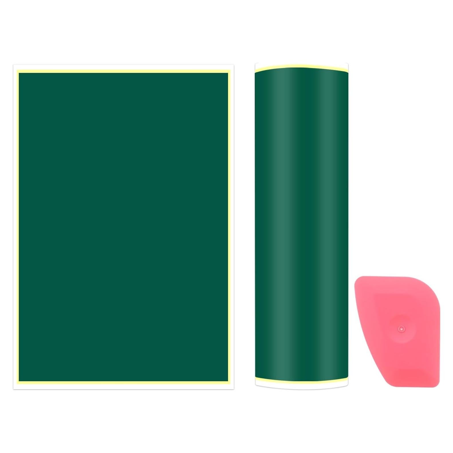 Papel de Grabado Láser PATIKIL 38.9x26.4 cm Verde Militar 2 Pcs