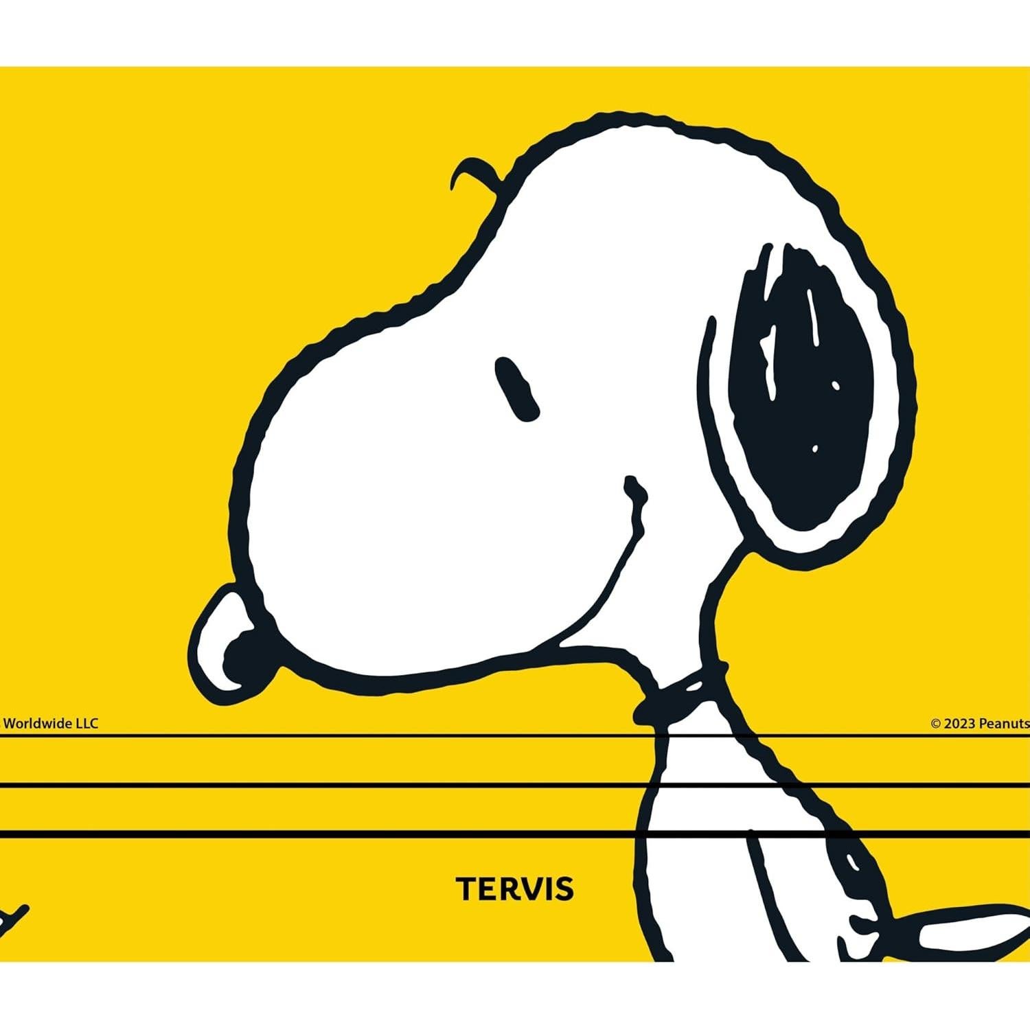 Botella Tervis Peanuts Snoopy 26oz Acero Inoxidable Aislada