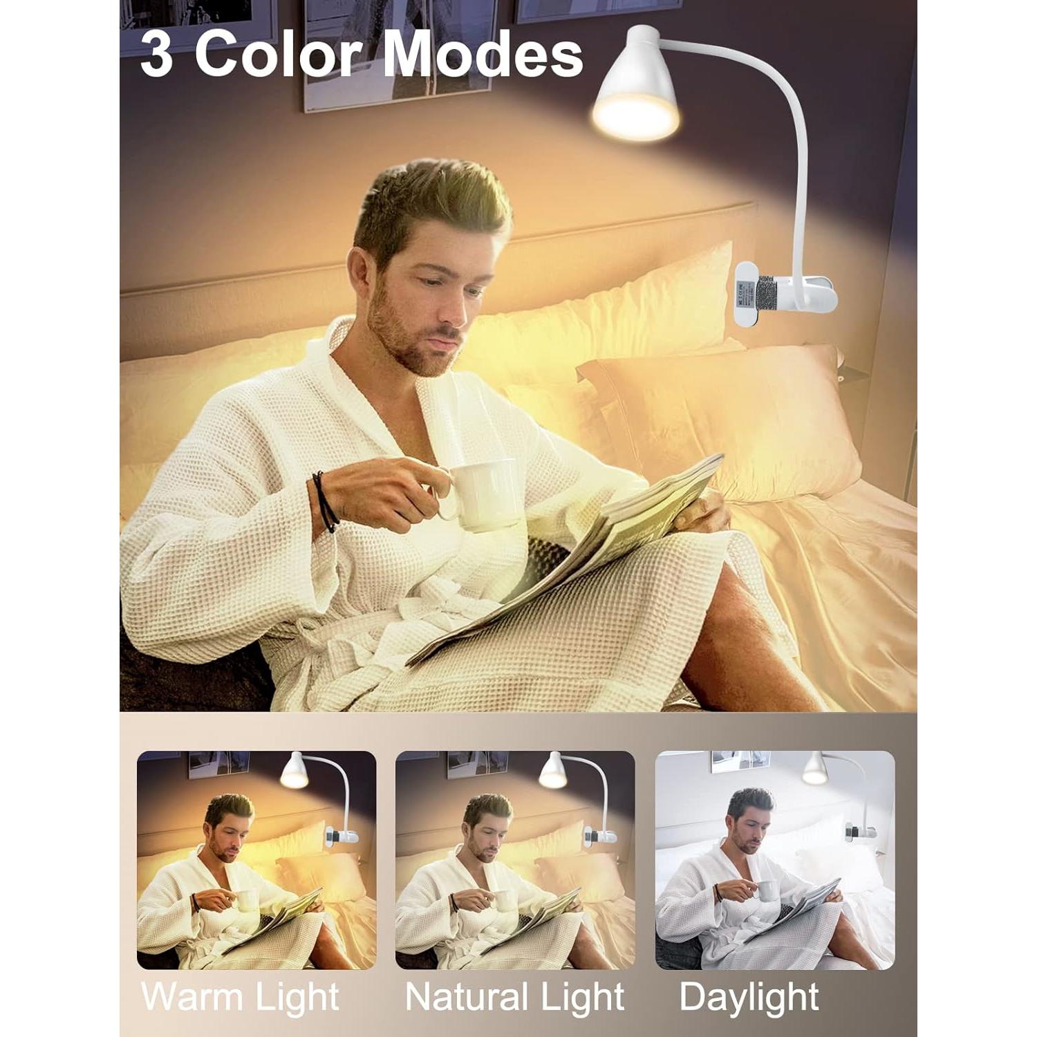 Lámpara de Escritorio BOHON LED 10W 3 Modos 10 Niveles Brillo