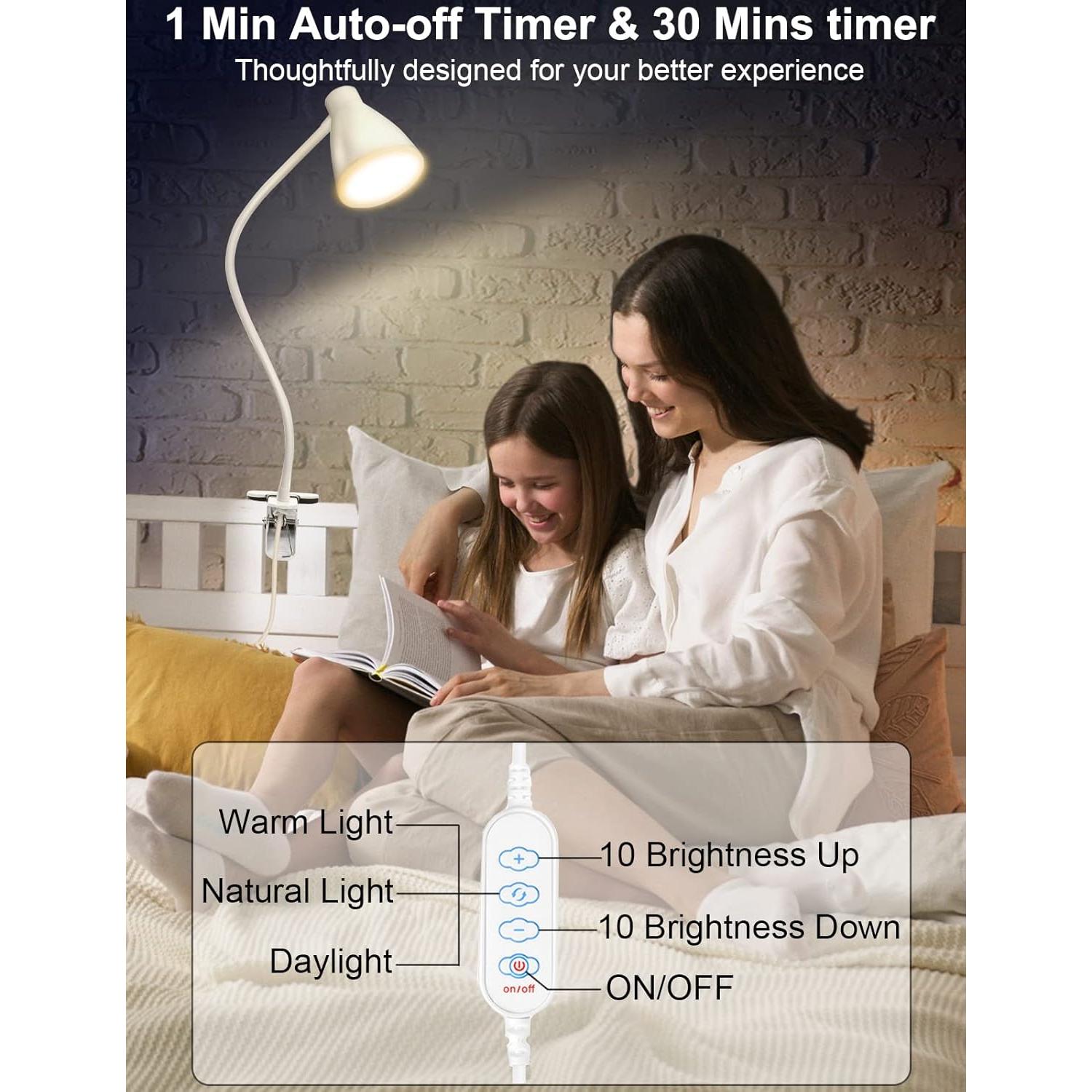 Lámpara de Escritorio BOHON LED 10W 3 Modos 10 Niveles Brillo