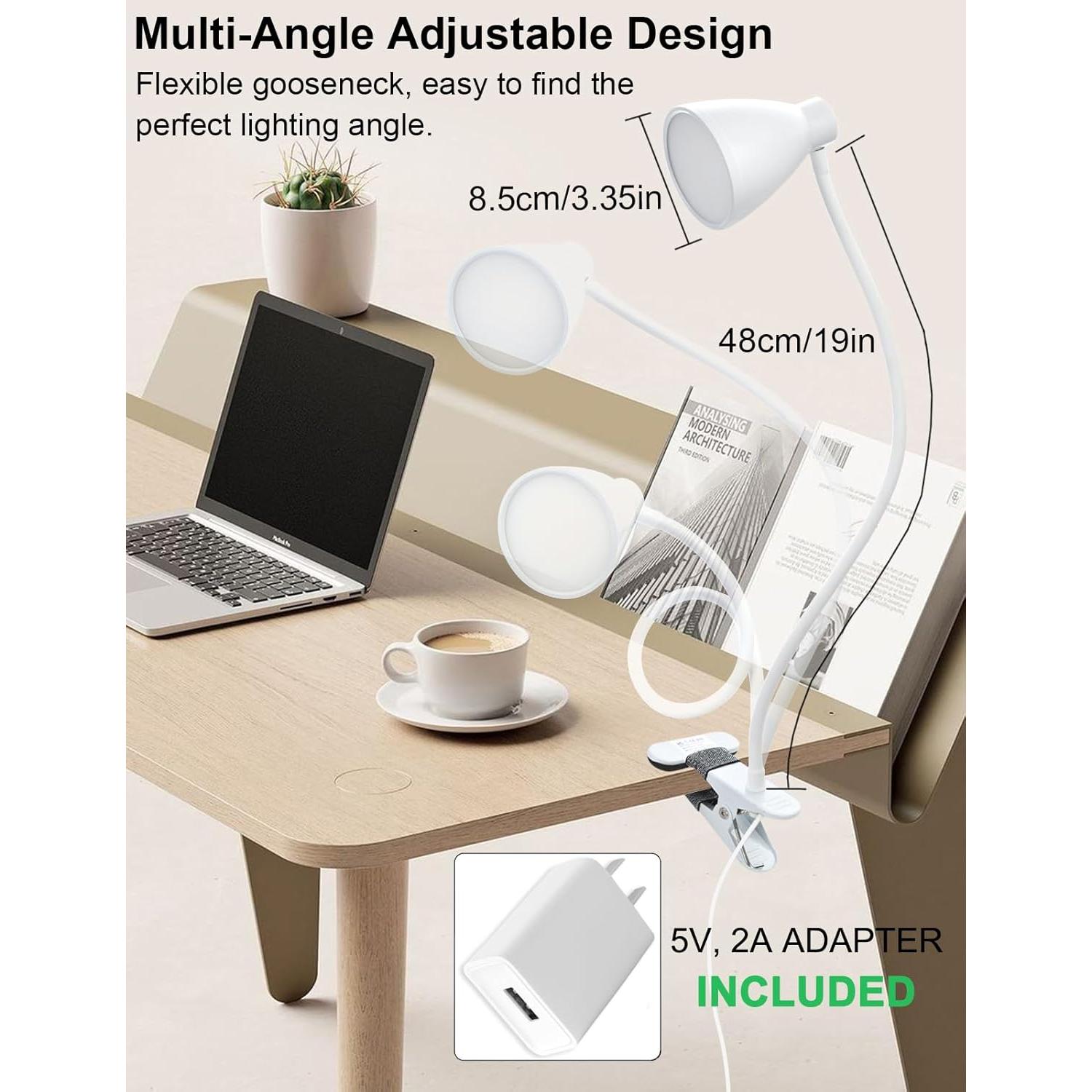 Lámpara de Escritorio BOHON LED 10W 3 Modos 10 Niveles Brillo