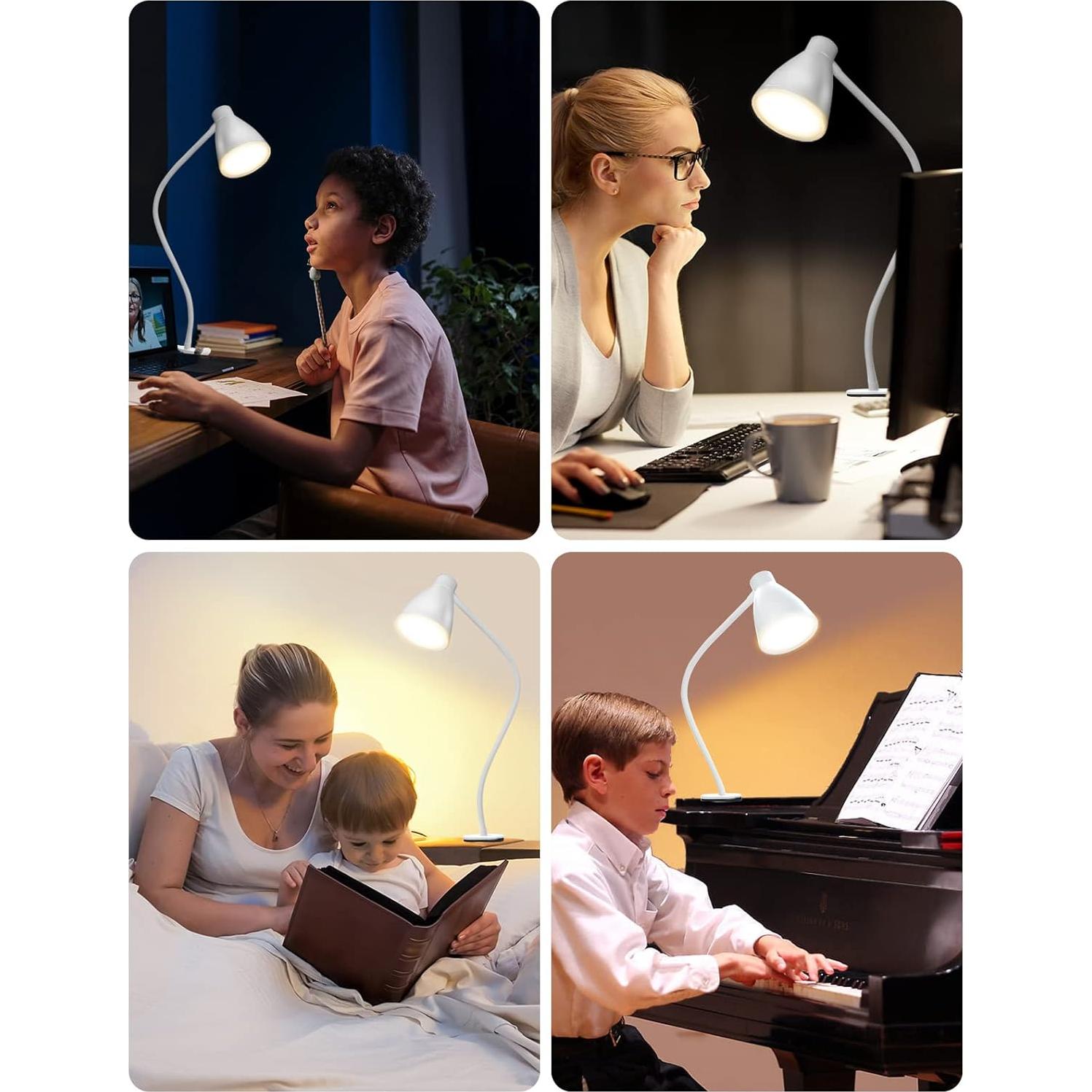 Lámpara de Escritorio BOHON LED 10W 3 Modos 10 Niveles Brillo