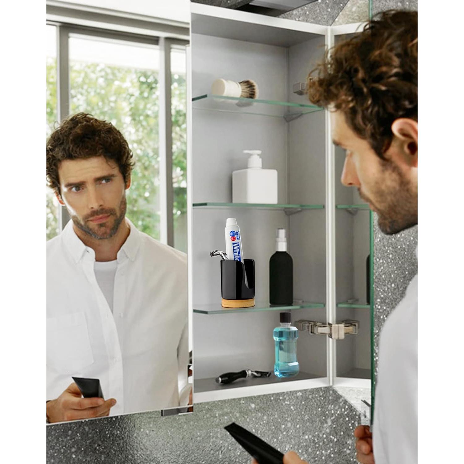 Dispensador de Tazas de Cerámica Viosuniu 3oz Negro