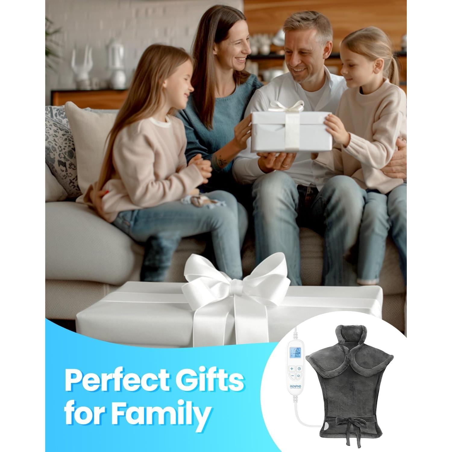 Almohadilla Térmica Eléctrica RENPHO 61x84cm para Alivio de Dolor