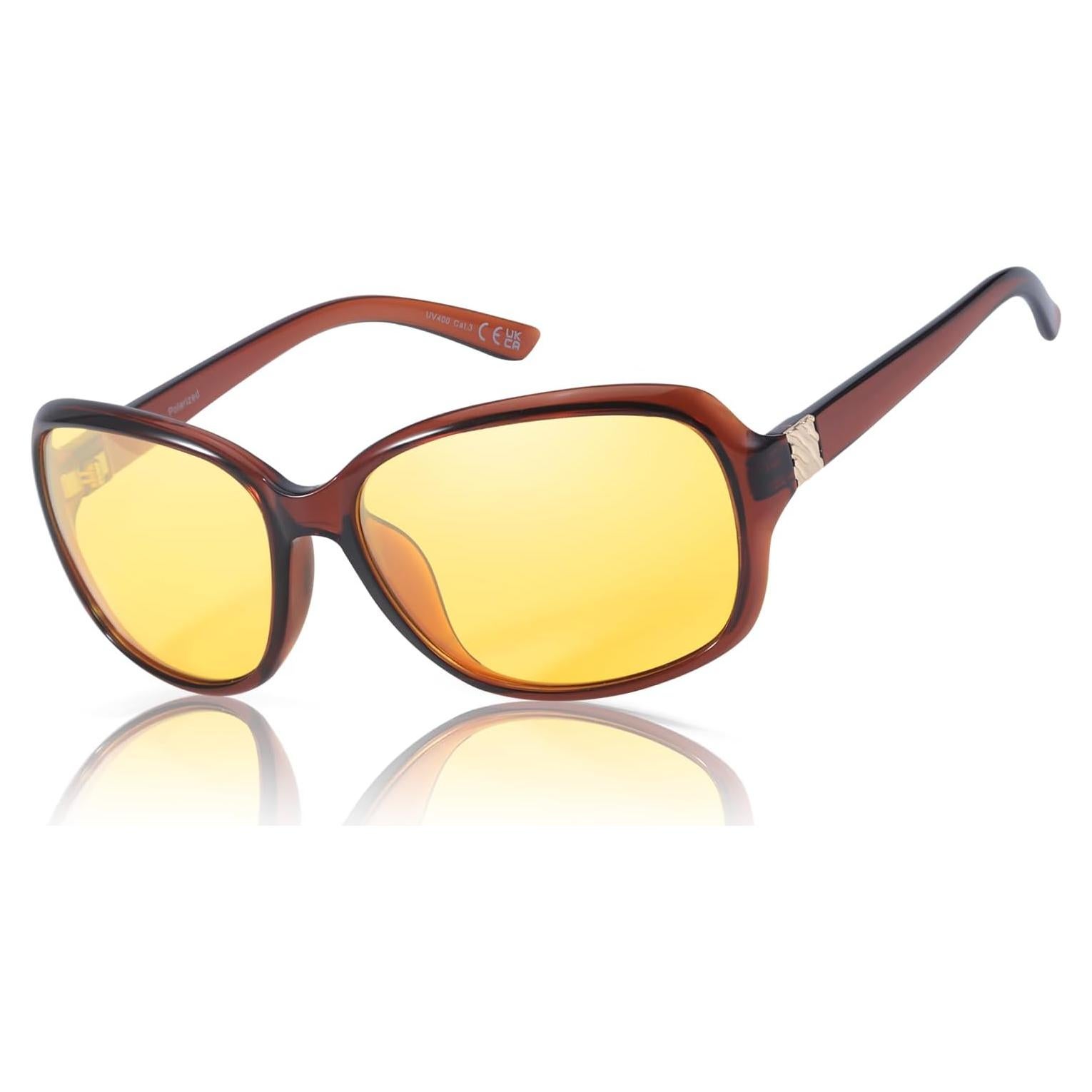 Gafas de Visión Nocturna LVIOE Amarillas Polarizadas