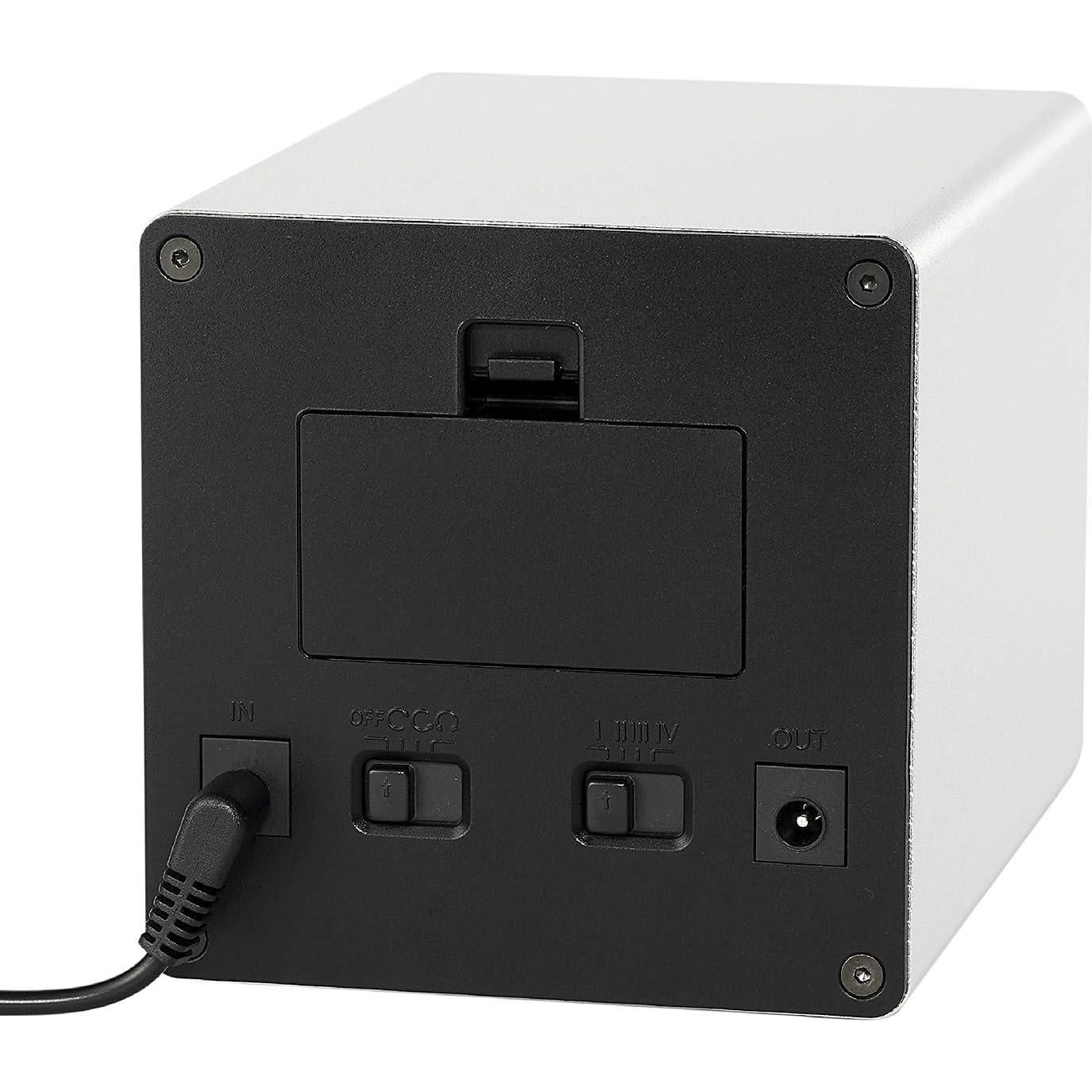 MOZSLY Reloj Winder Individual para Relojes Automáticos Plata