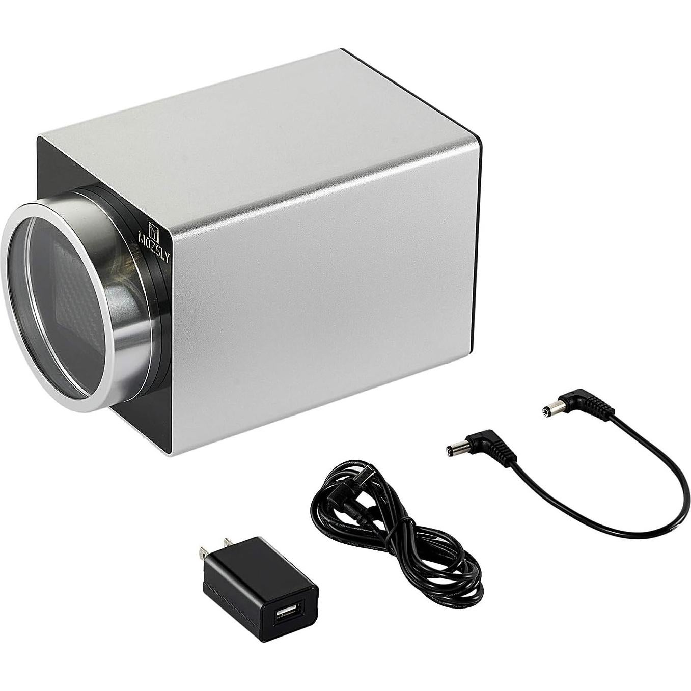 MOZSLY Reloj Winder Individual para Relojes Automáticos Plata