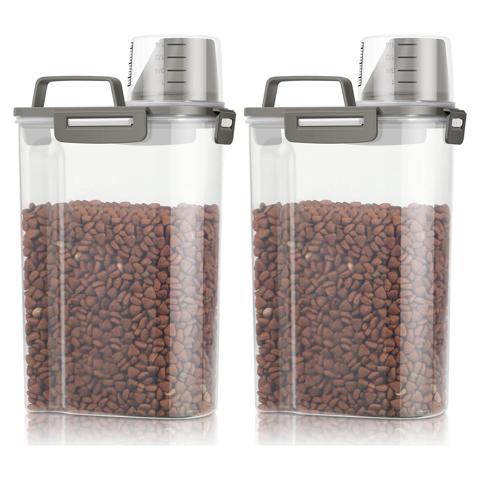 Contenedores de Almacenamiento para Comida de Mascotas TBMax 2Pcs 5.68L