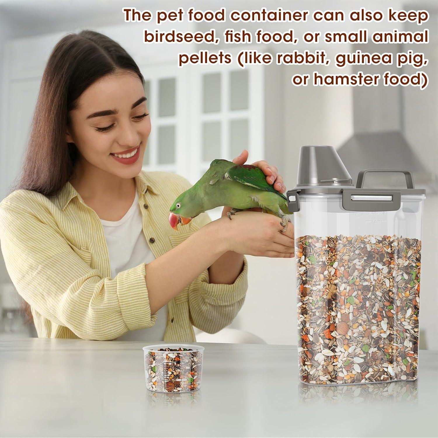 Contenedores de Almacenamiento para Comida de Mascotas TBMax 2Pcs 5.68L