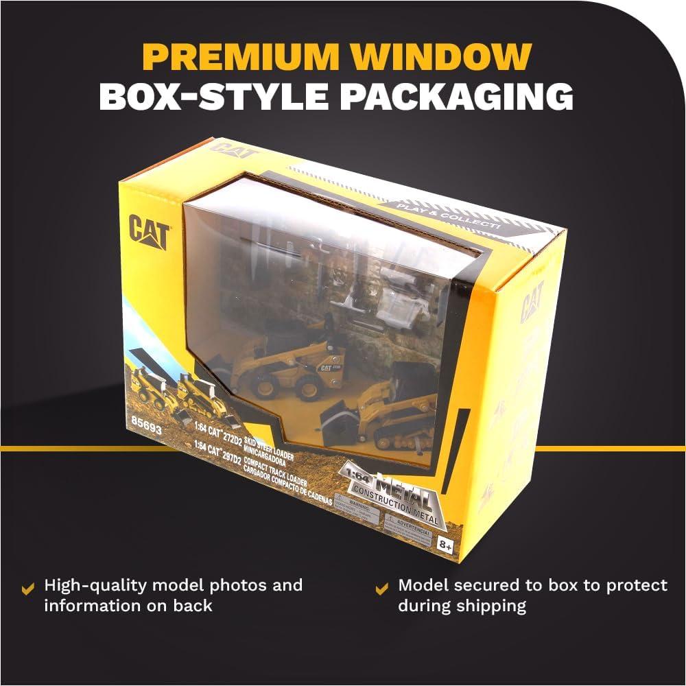 Cargadora Caterpillar 272D2 y 297D2 1:64 Diecast Masters