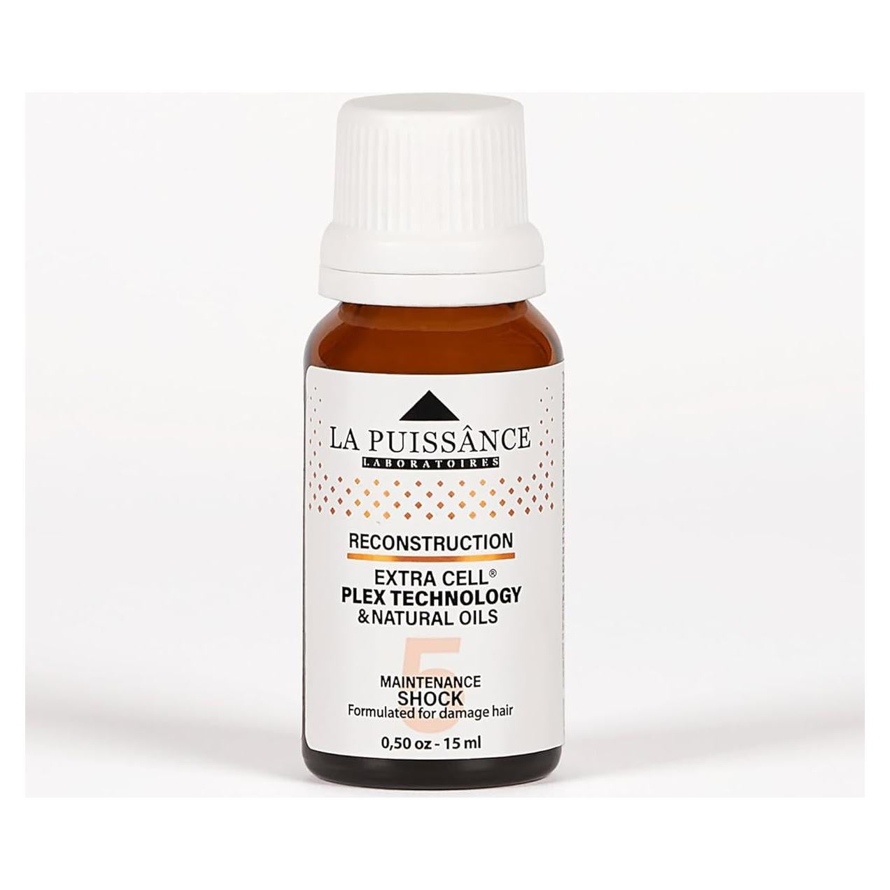 Ampolla de Cabello LA PUISSANCE Extra Cell Plex 5 - Tratamiento Hidratante y Reparador para Cabello Dañado