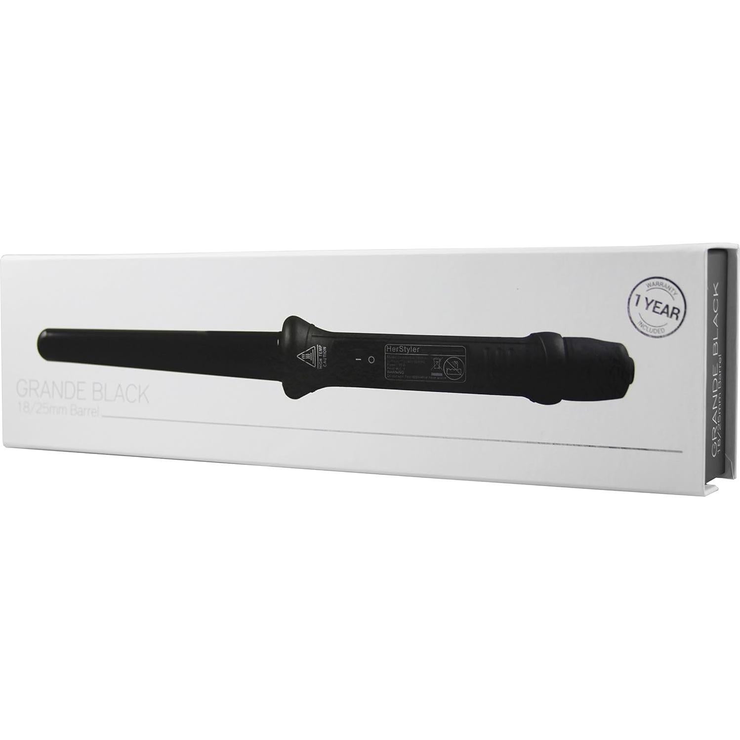 Rizador de Cabello Cerámico Herstyler Grande 1" Doble Voltaje