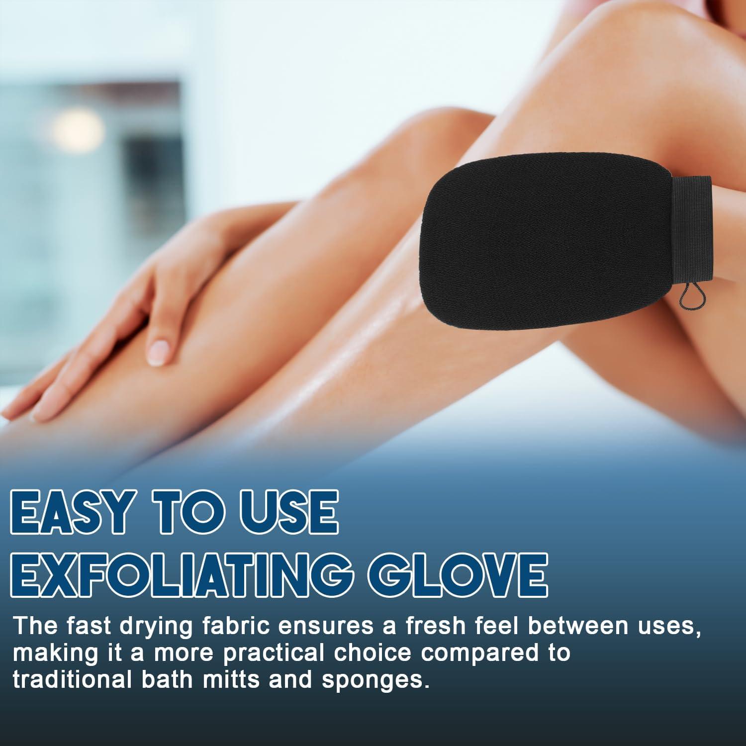 Guantes Exfoliantes Corporales Effloresce Beauté - Paquete de 4