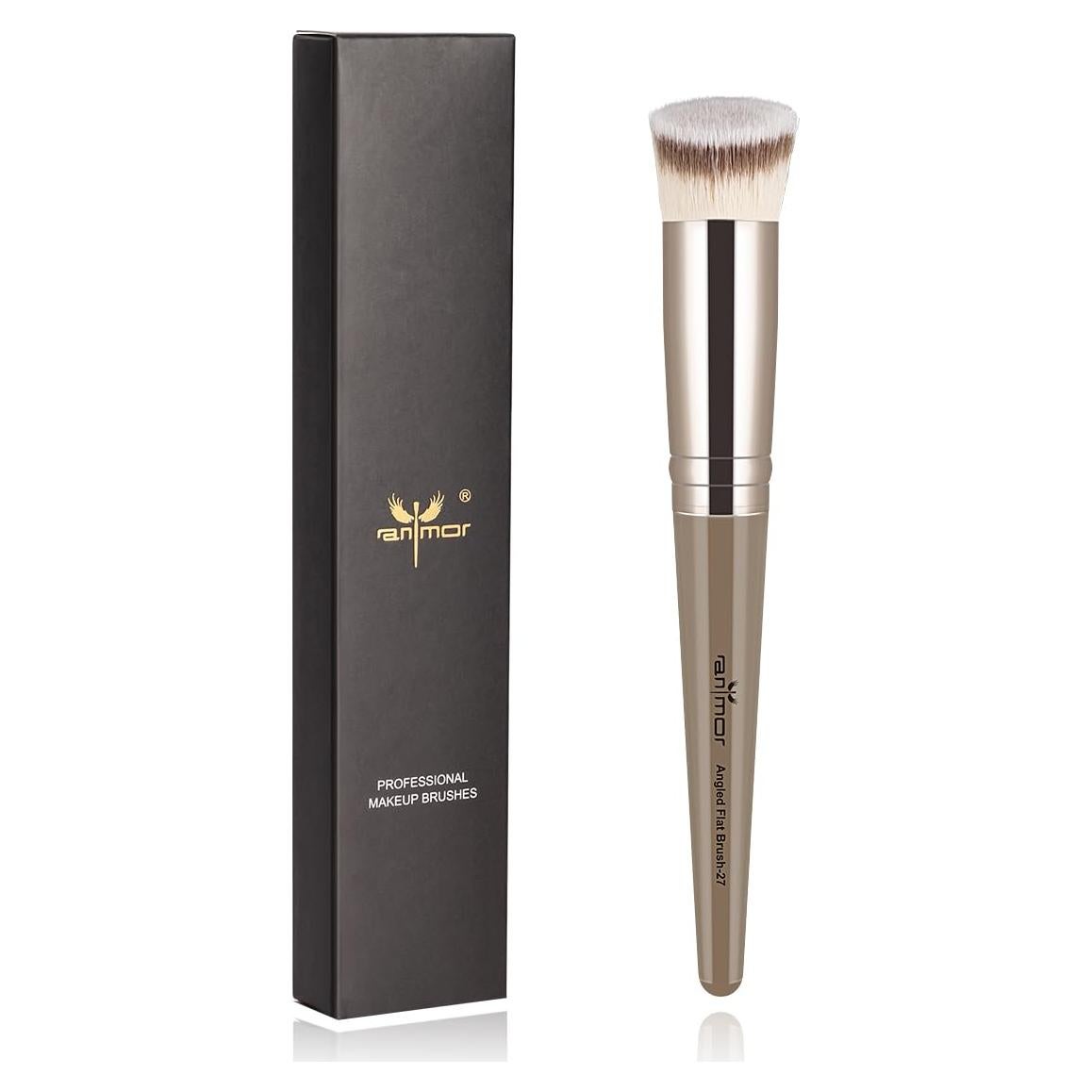 Brocha Kabuki Angulada Anmor #0112-27 para Maquillaje Facial