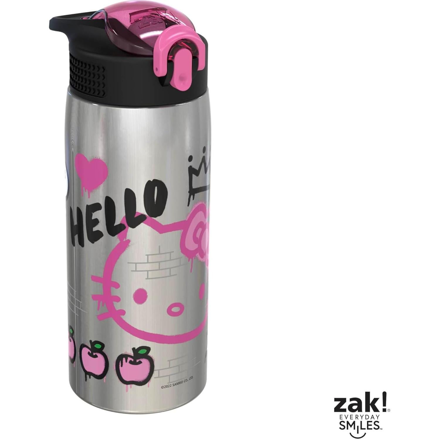 Botella de Agua Zak Designs Hello Kitty 570 ml Acero Inoxidable