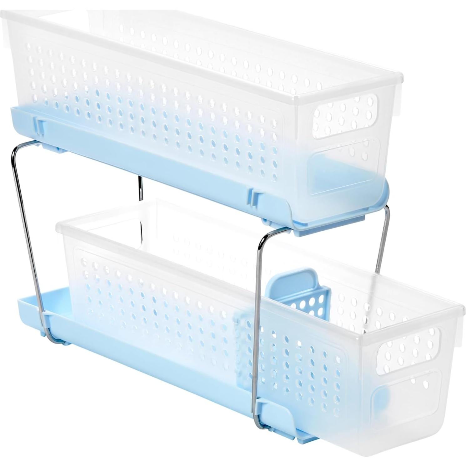 Organizador Mini Madesmart 2 Niveles Plástico Azul