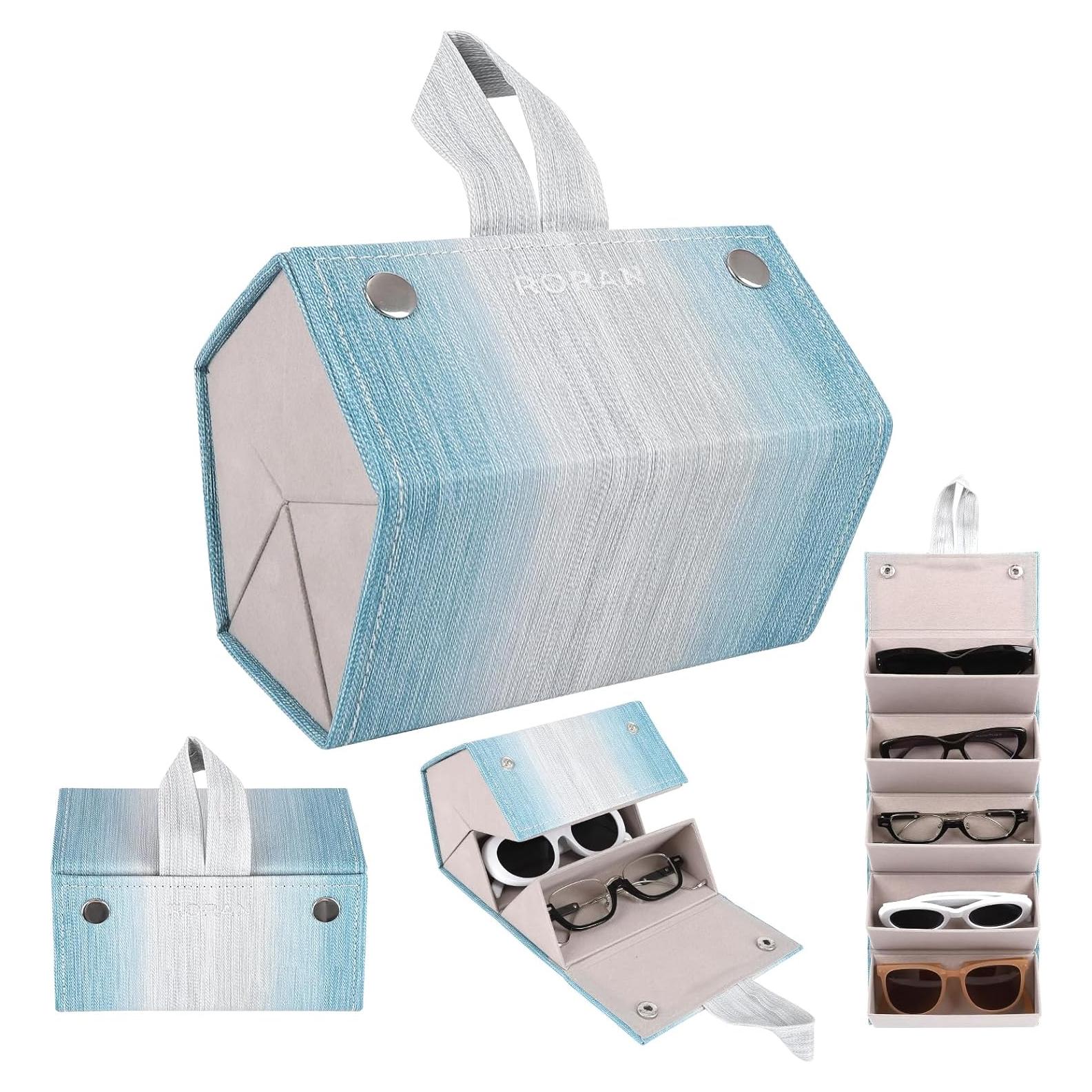 Organizador de Gafas de Sol Plegable con Diseño Gradiente