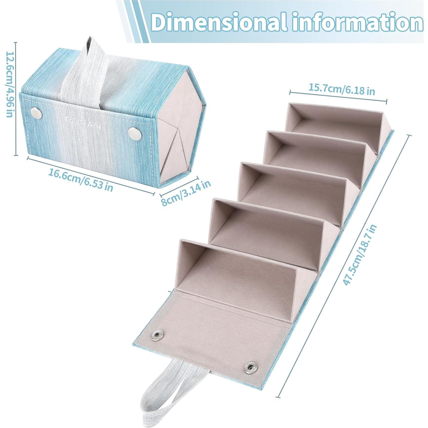 Organizador de Gafas de Sol Plegable con Diseño Gradiente