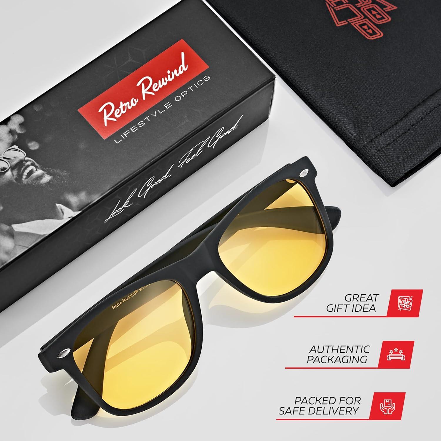 Gafas de sol polarizadas Retro Rewind para conducción nocturna