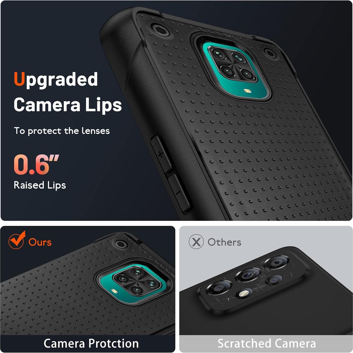 Funda Asuwish para Xiaomi Redmi Note 9 Pro/9S/Pro Max con Protector