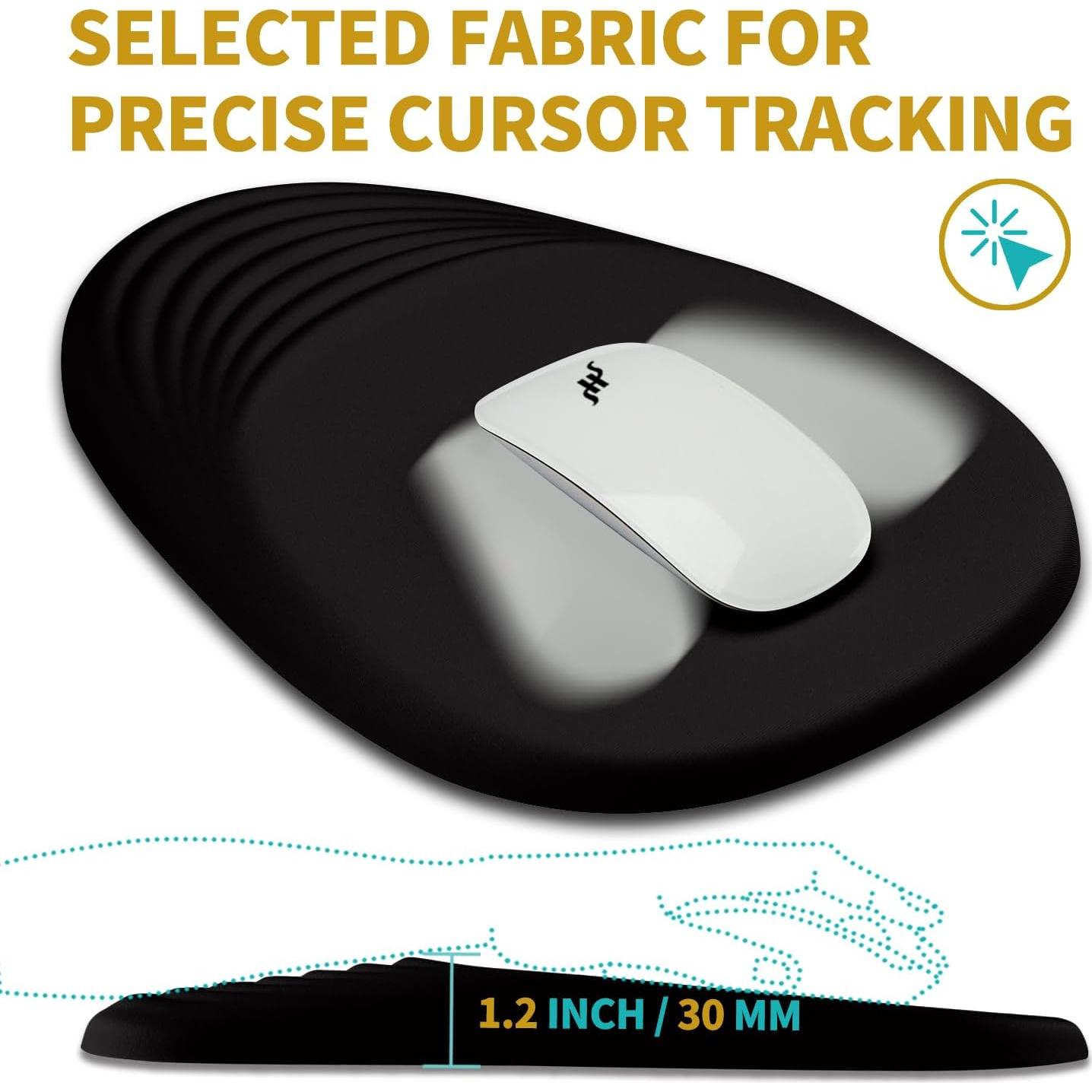 Soporte de Muñeca Ergonómico Hokafenle 30x20 cm Negro