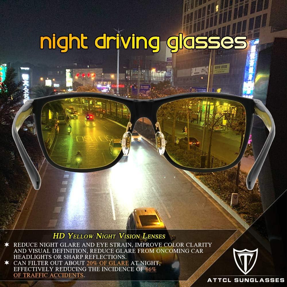 Gafas de sol polarizadas ATTCL para hombres - Marco metal ligero