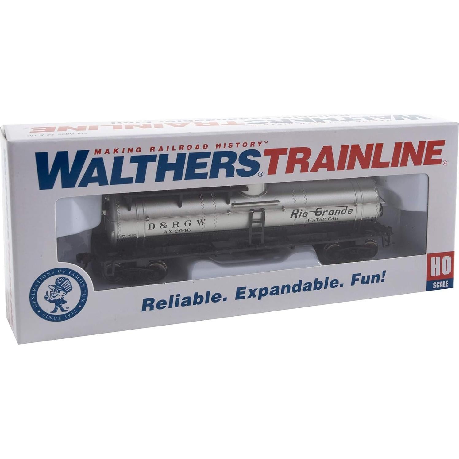 Carro de Bomberos Walthers HO Denver y Rio Grande #AX 2946
