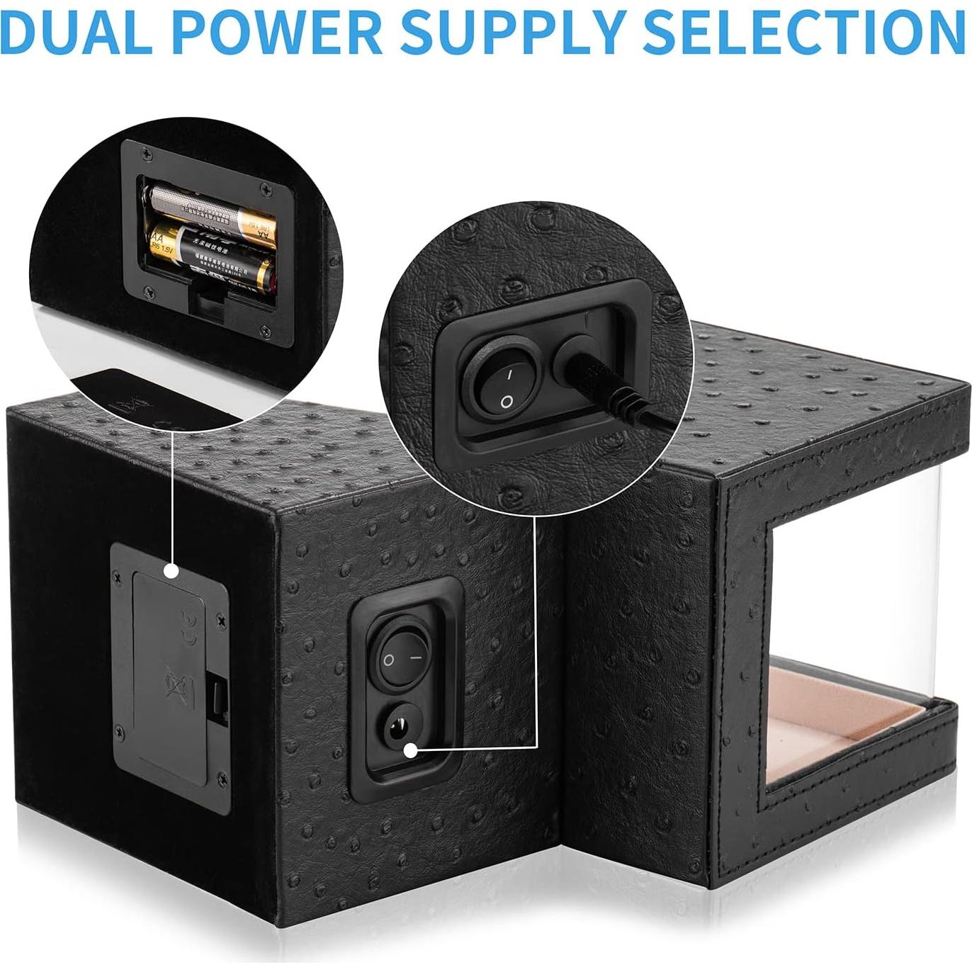 Enrollador de Reloj Efaithtek Automático Silencioso 12x13x16cm