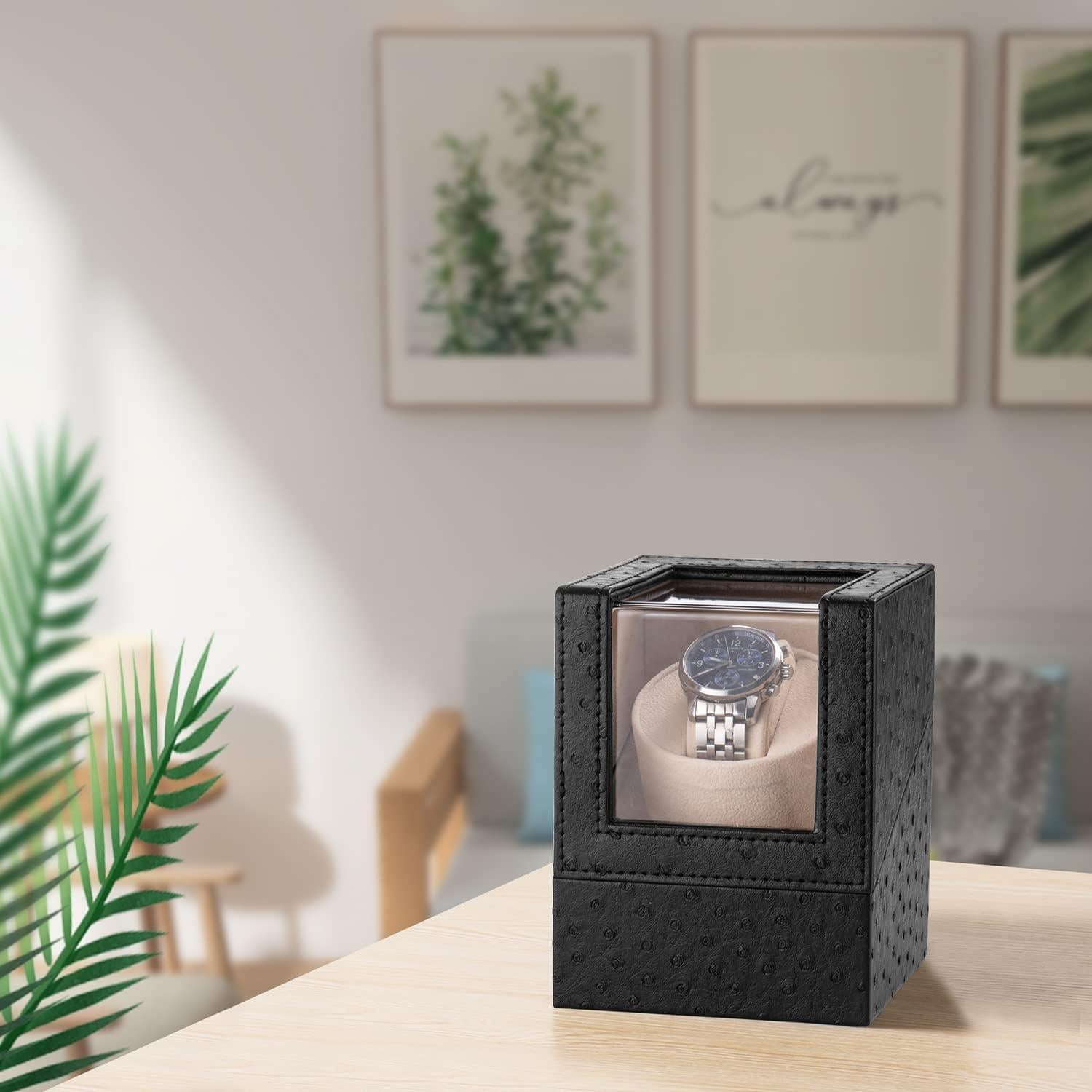 Enrollador de Reloj Efaithtek Automático Silencioso 12x13x16cm