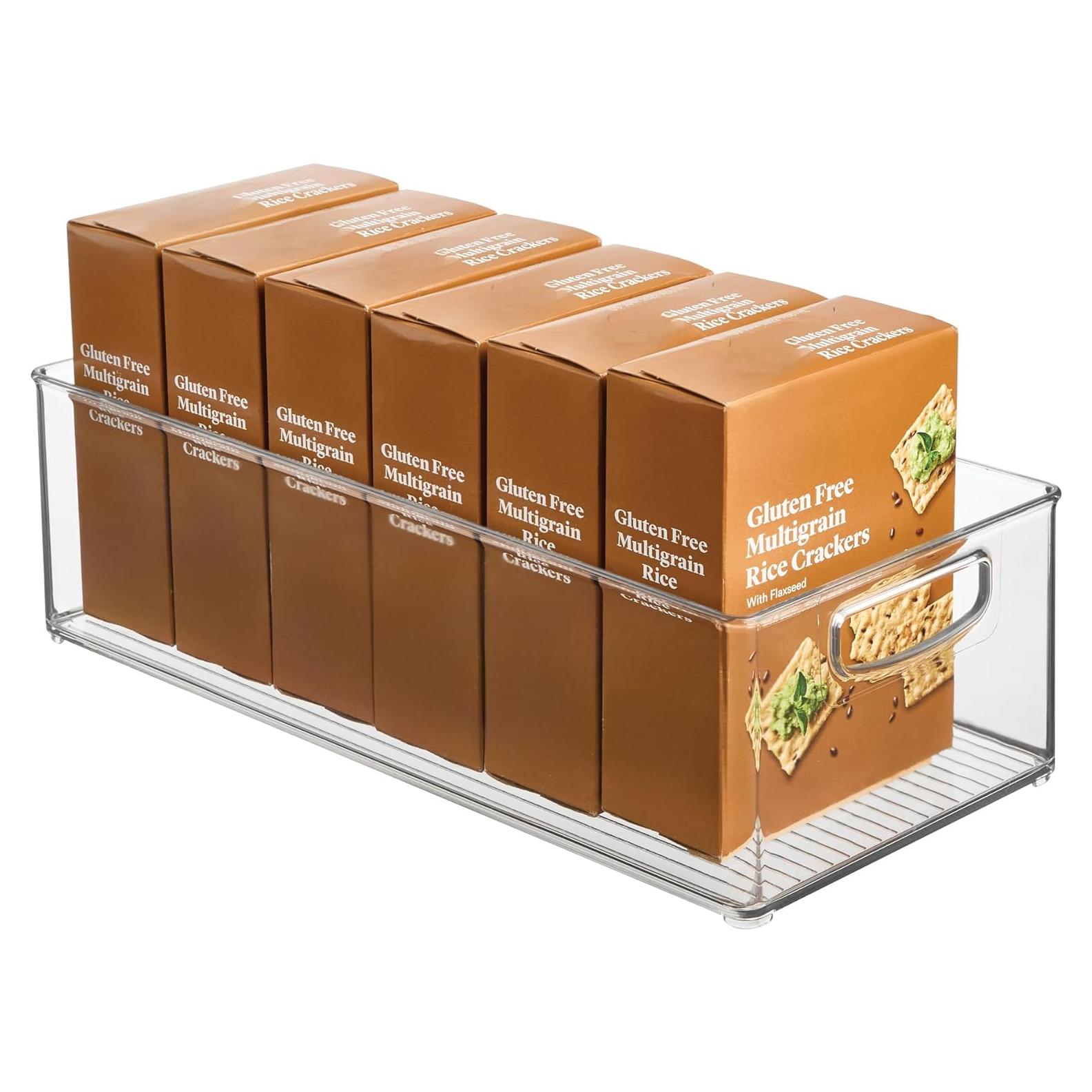 Recipiente de Almacenamiento Apilable iDesign 40.6x20.3cm Transparente