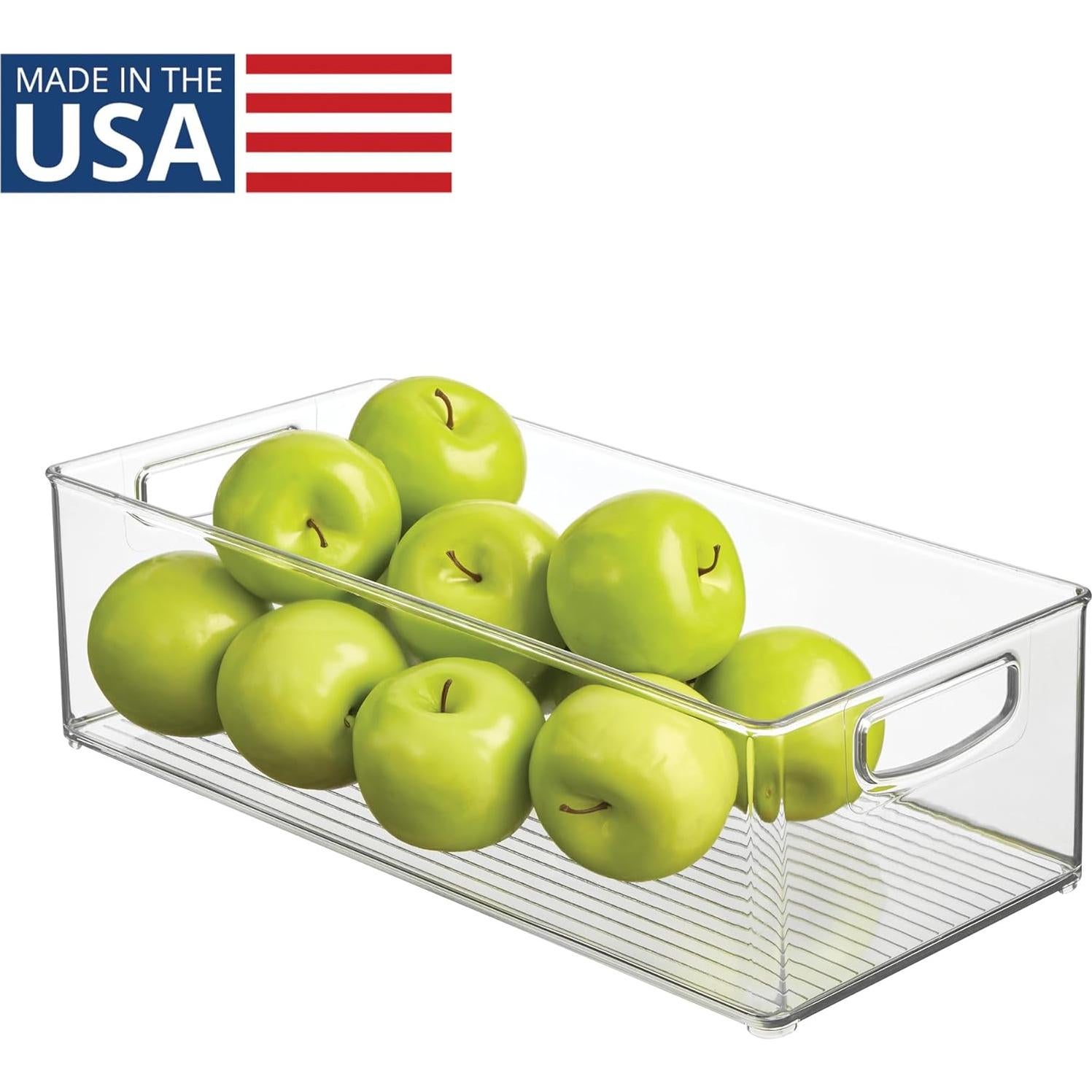 Recipiente de Almacenamiento Apilable iDesign 40.6x20.3cm Transparente