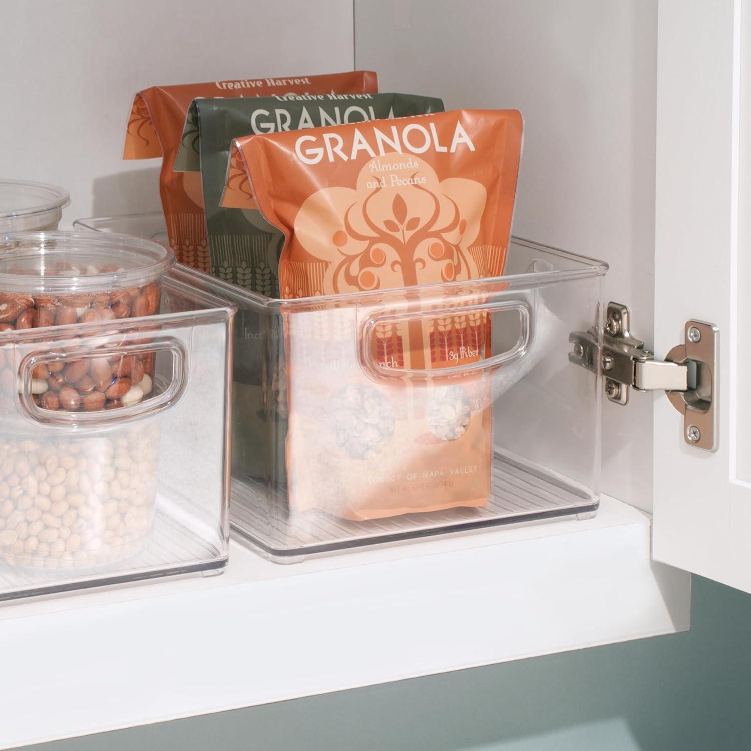 Recipiente de Almacenamiento Apilable iDesign 40.6x20.3cm Transparente