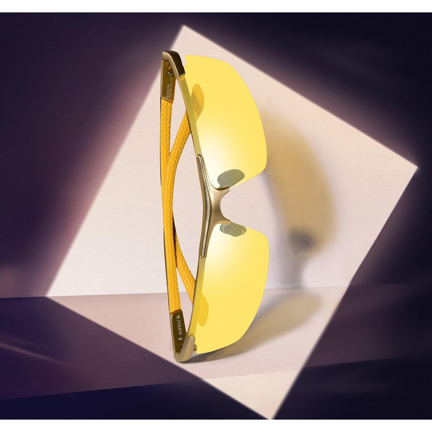 Gafas de Visión Nocturna SOXICK Amarillas Polarizadas UV