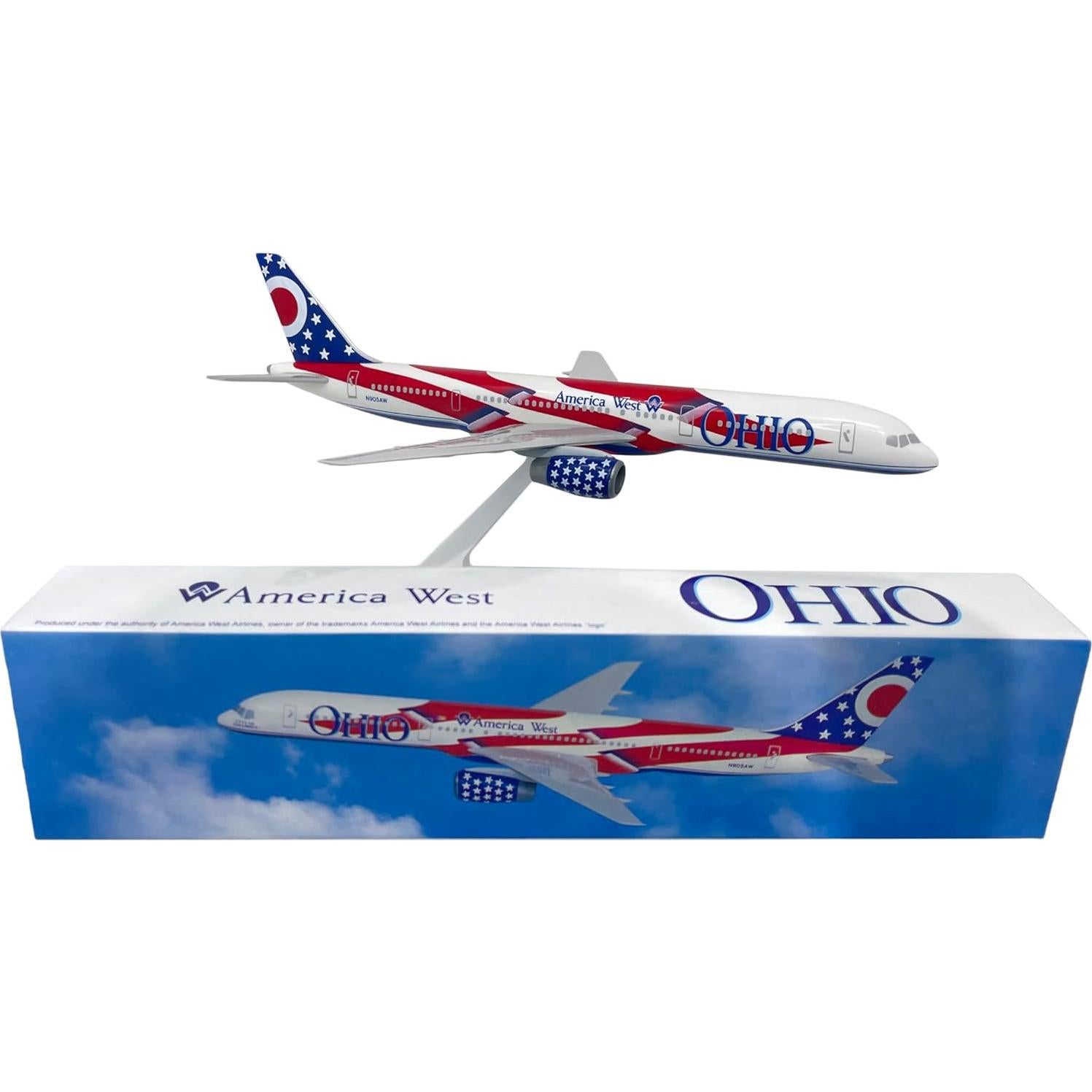 Modelo avión America West 757-200 Escala 1:200 - Flight Miniatures