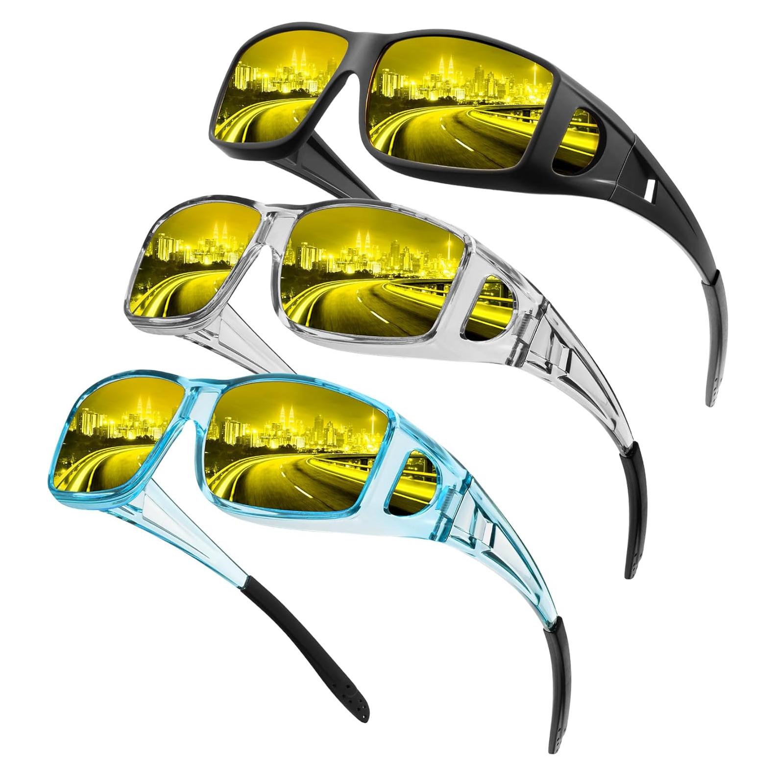 Gafas de Sol Polarizadas HD sobre Gafas para Hombres y Mujeres