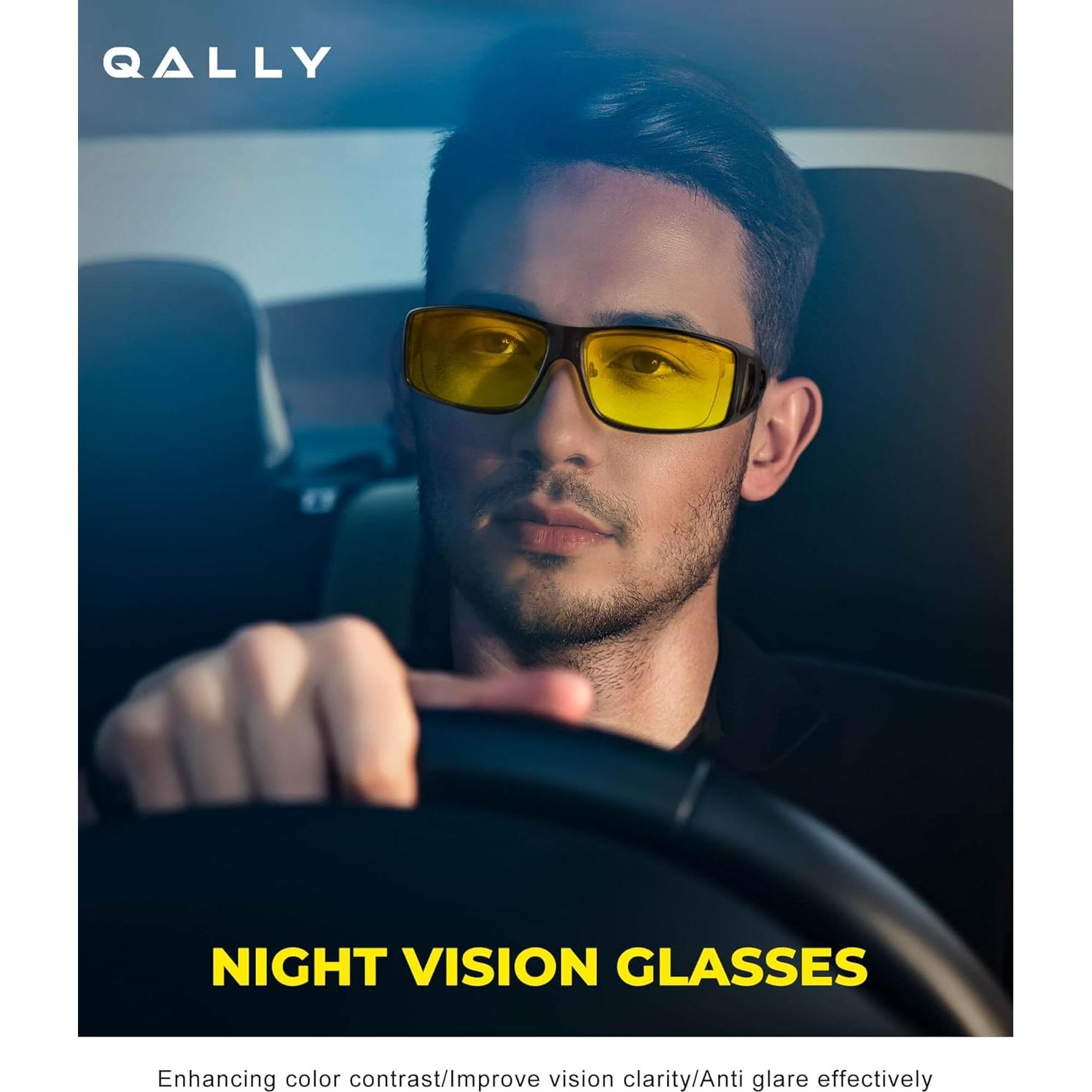 Gafas de Sol Polarizadas HD sobre Gafas para Hombres y Mujeres