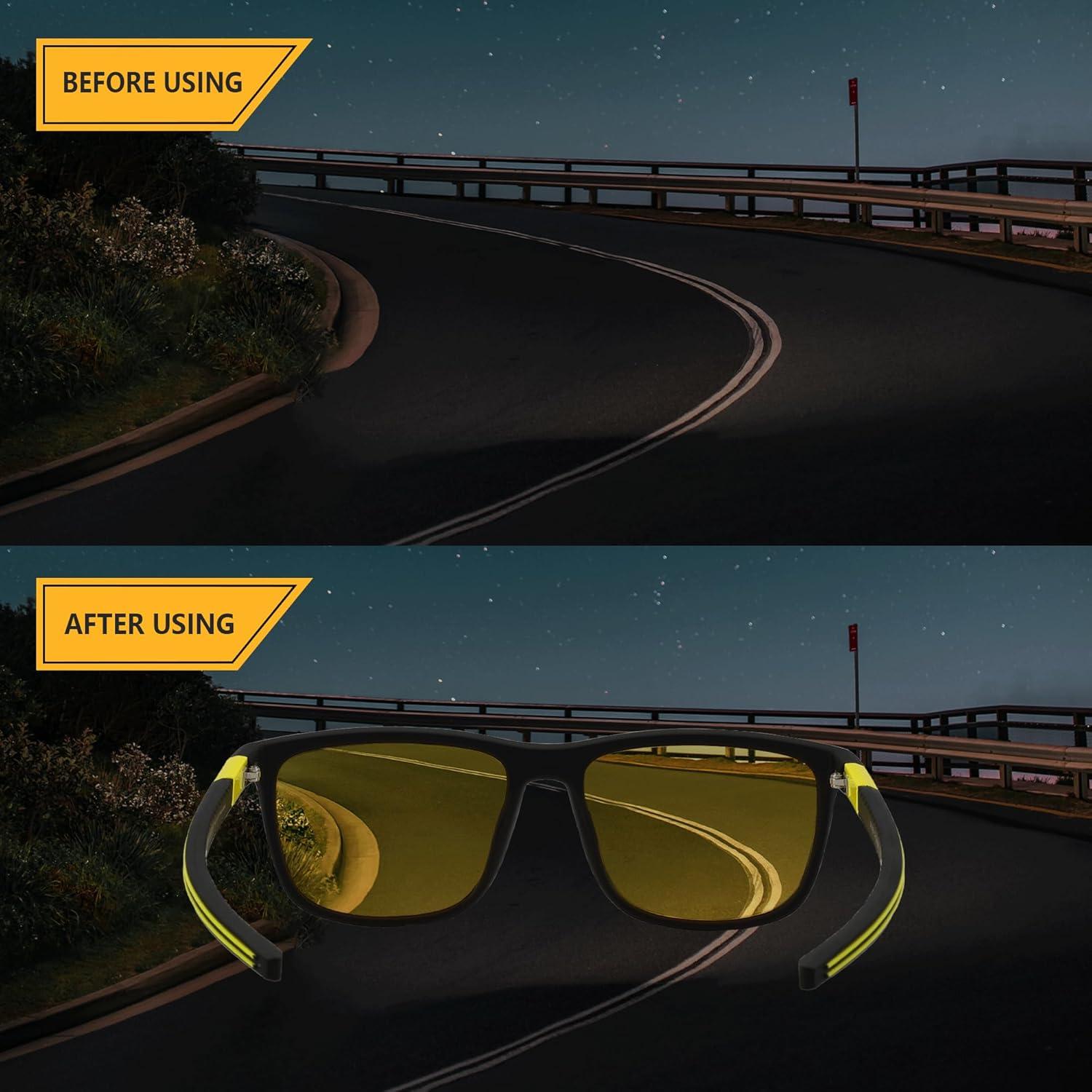 Gafas de sol polarizadas ZENOTTIC TR90 para hombres UV400