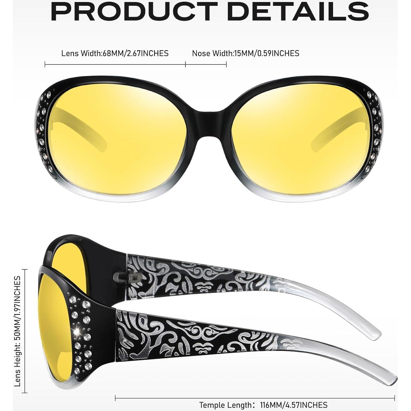 Gafas de sol polarizadas HAOLOTA para mujeres UV400