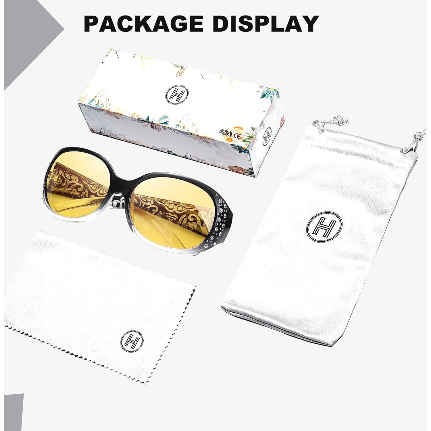 Gafas de sol polarizadas HAOLOTA para mujeres UV400