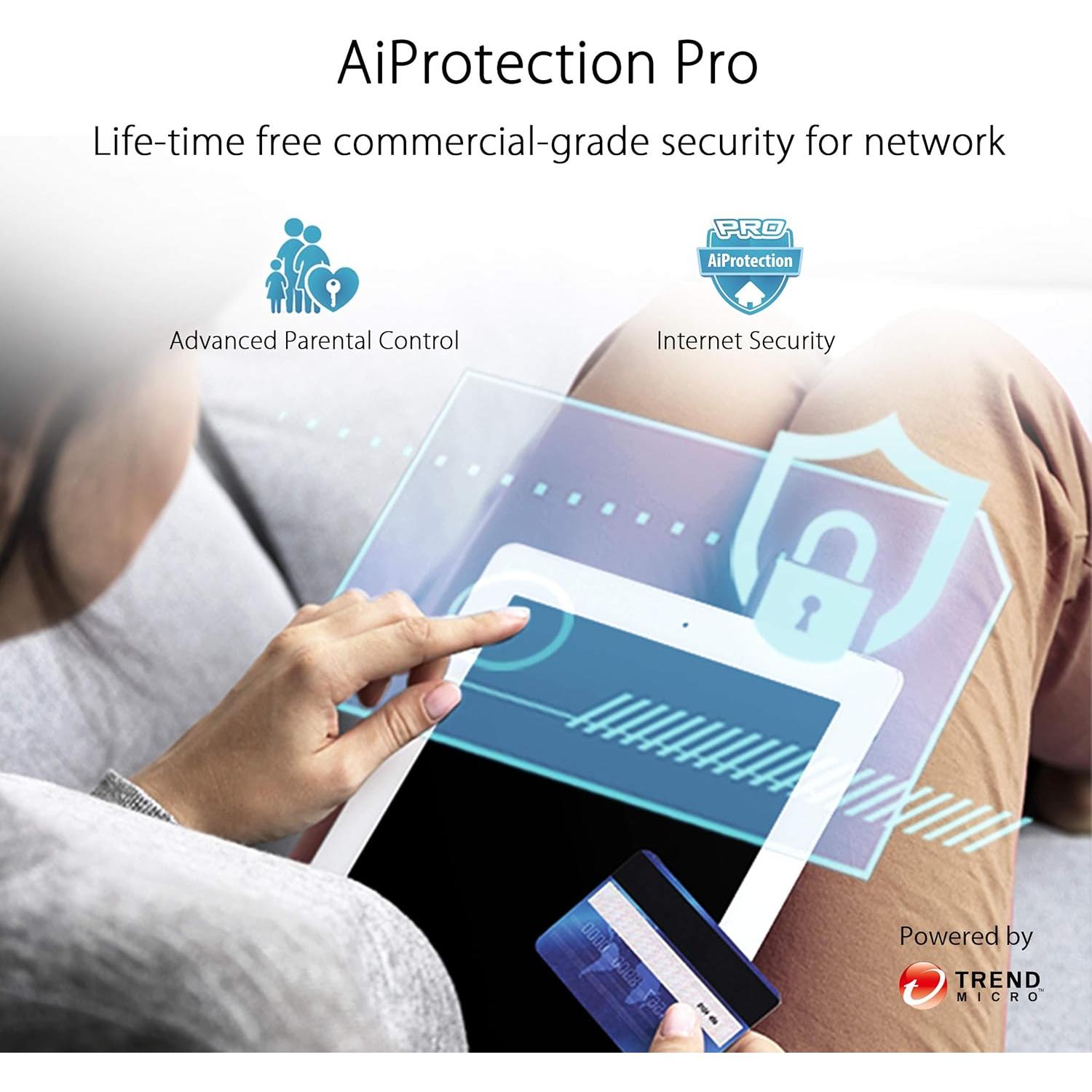 ASUS ZenWiFi AX6600 Mesh WiFi 6 Tri-Banda 2PK - Cobertura 511 m²