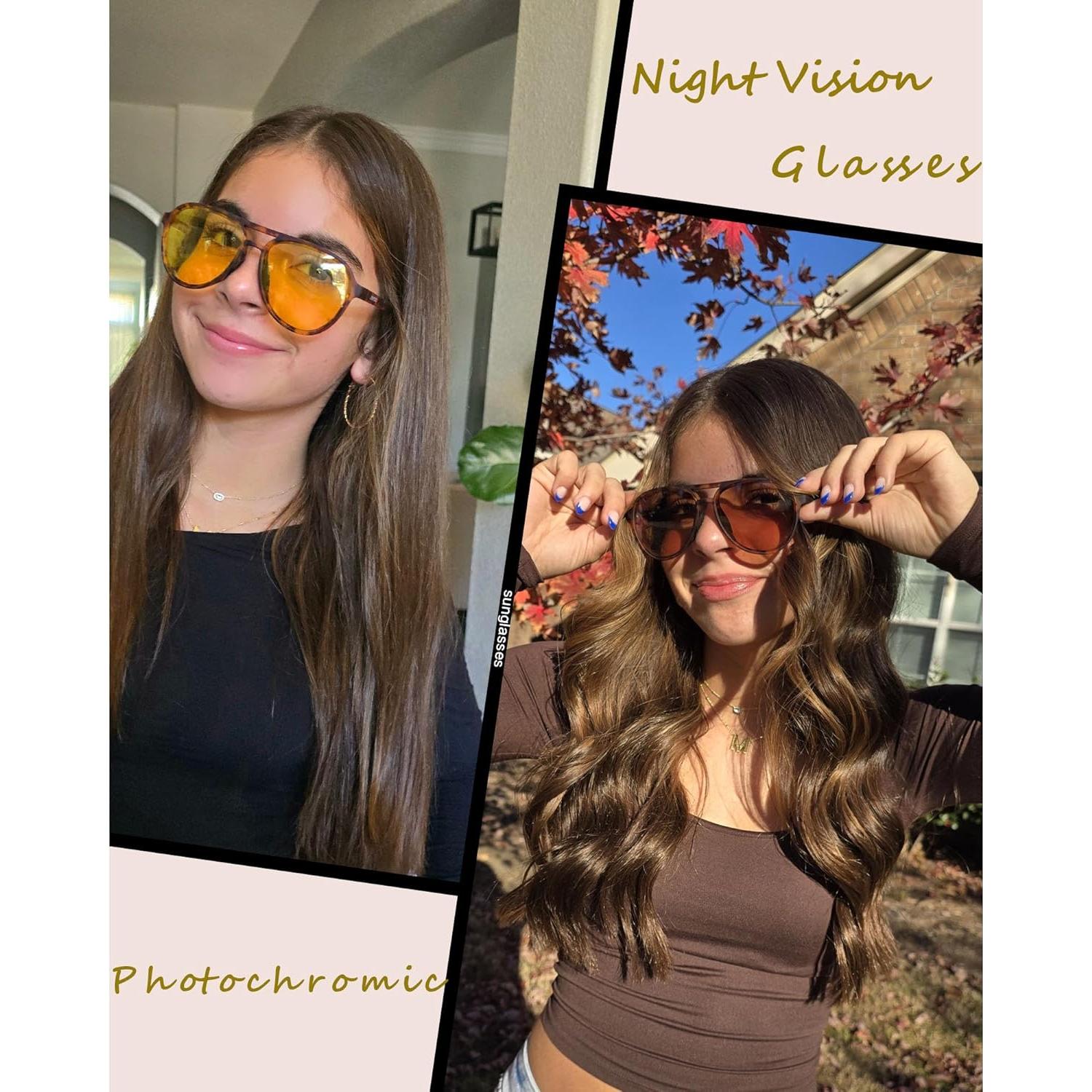 Gafas de Visión Nocturna Jefoo Antirreflejo Lentes Amarillos