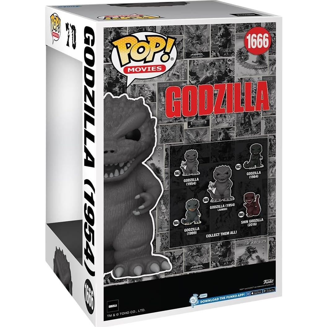 Figura Coleccionable Jumbo Godzilla 1954 Funko 70 Aniversario