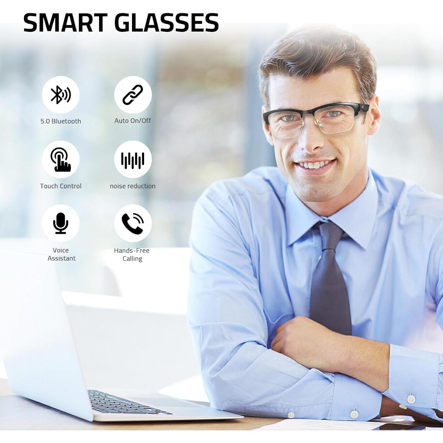 Gafas de Audio Bluetooth Tulbeys Ky02gb-dl con Filtro UV